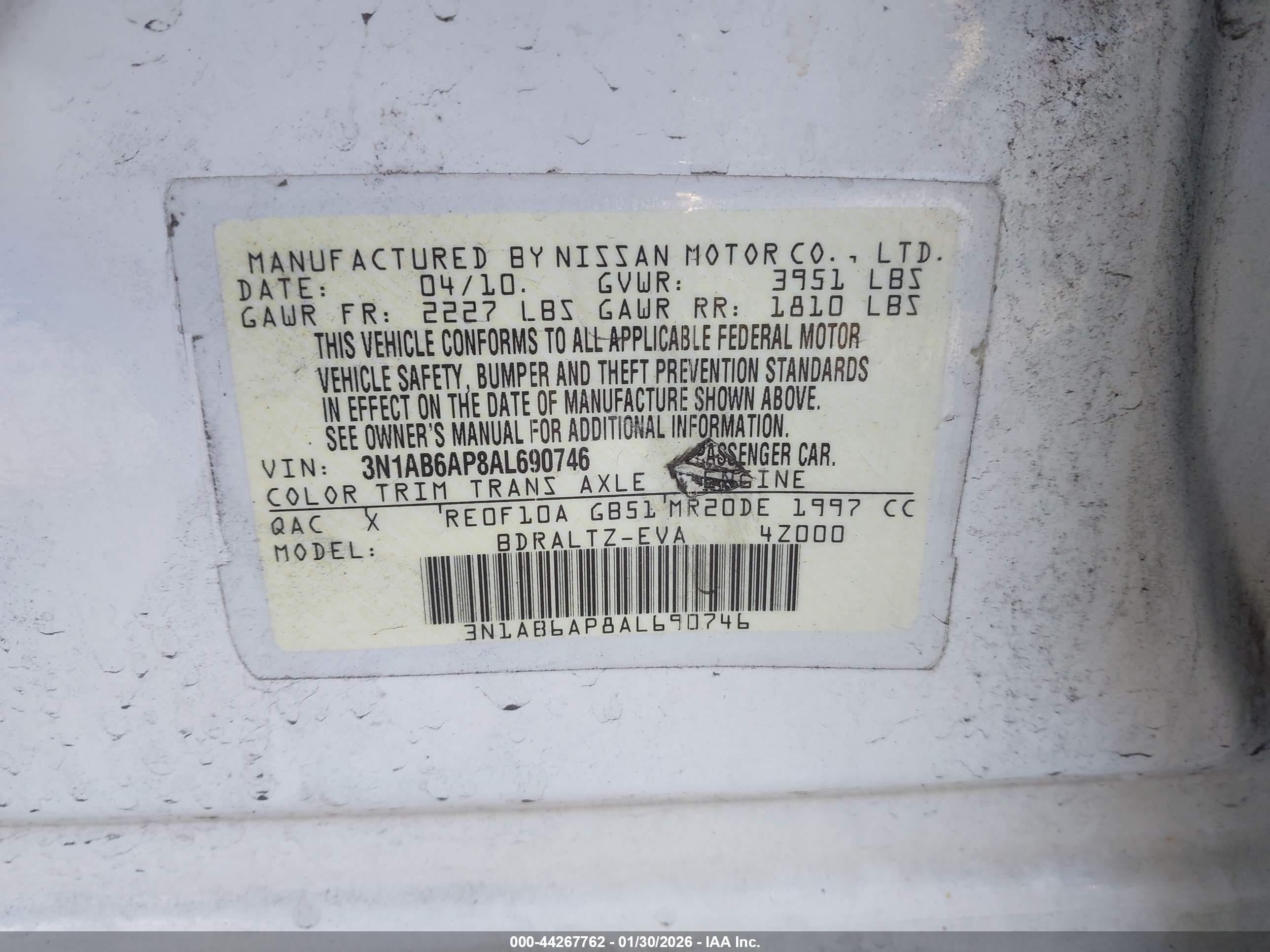 NISSAN SENTRA image 9