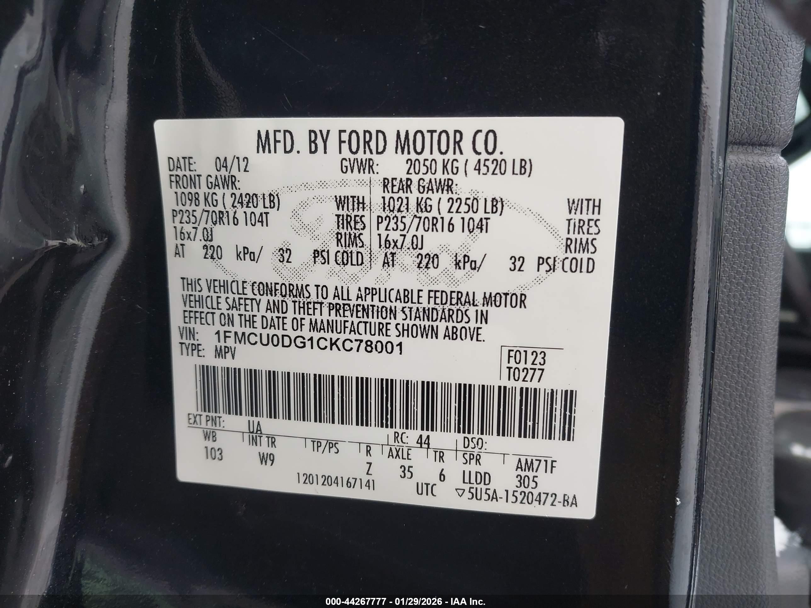 FORD ESCAPE image 9