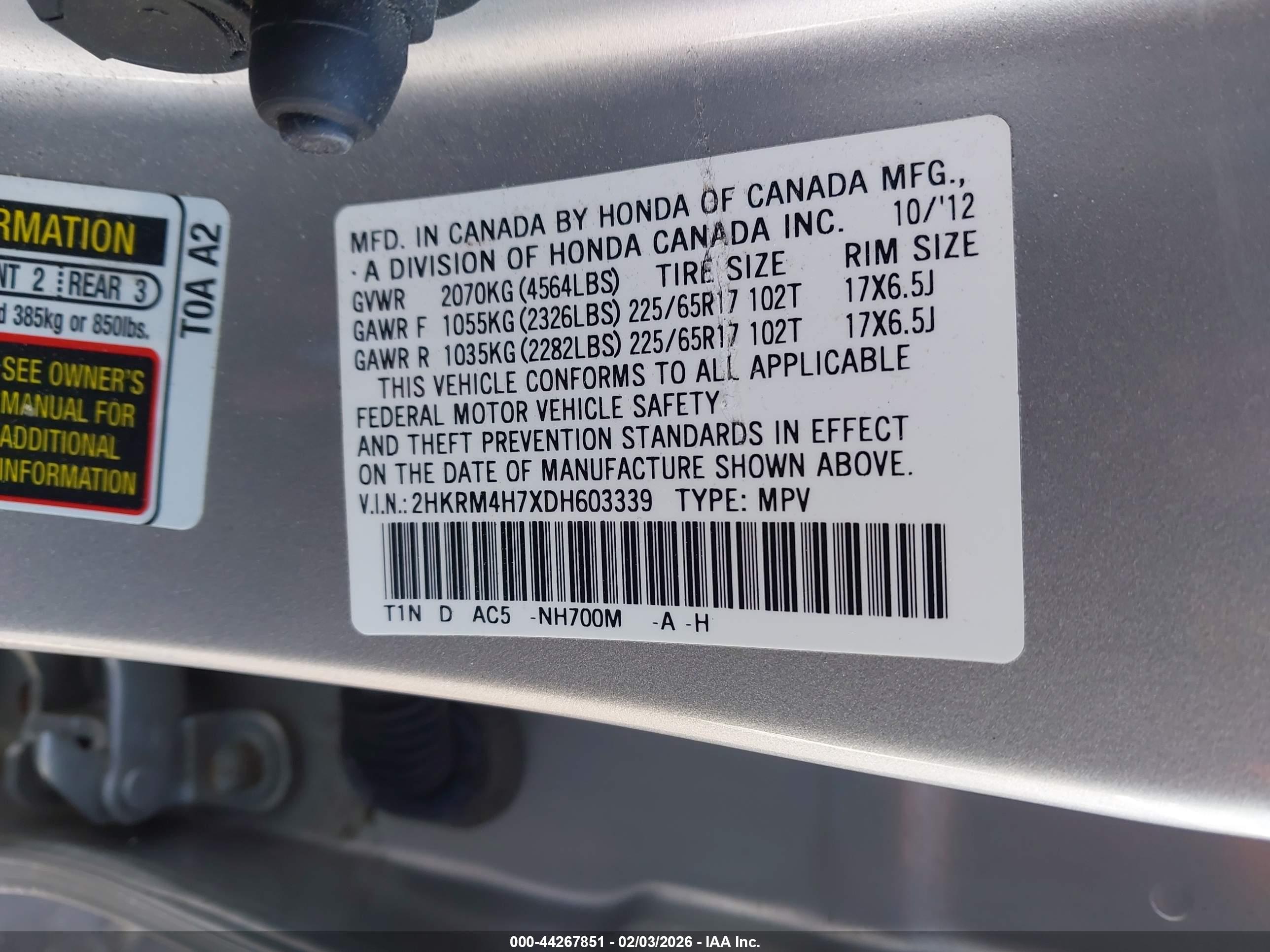 HONDA CR-V image 9