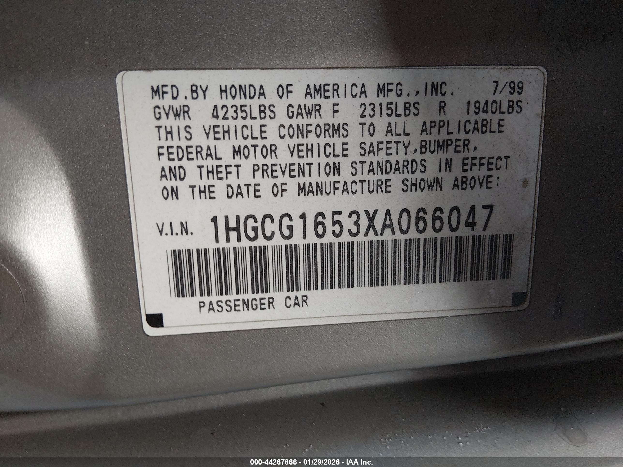 HONDA ACCORD image 9