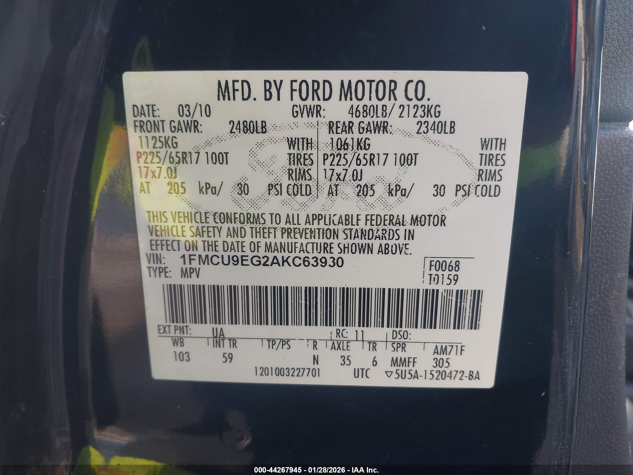 FORD ESCAPE image 9