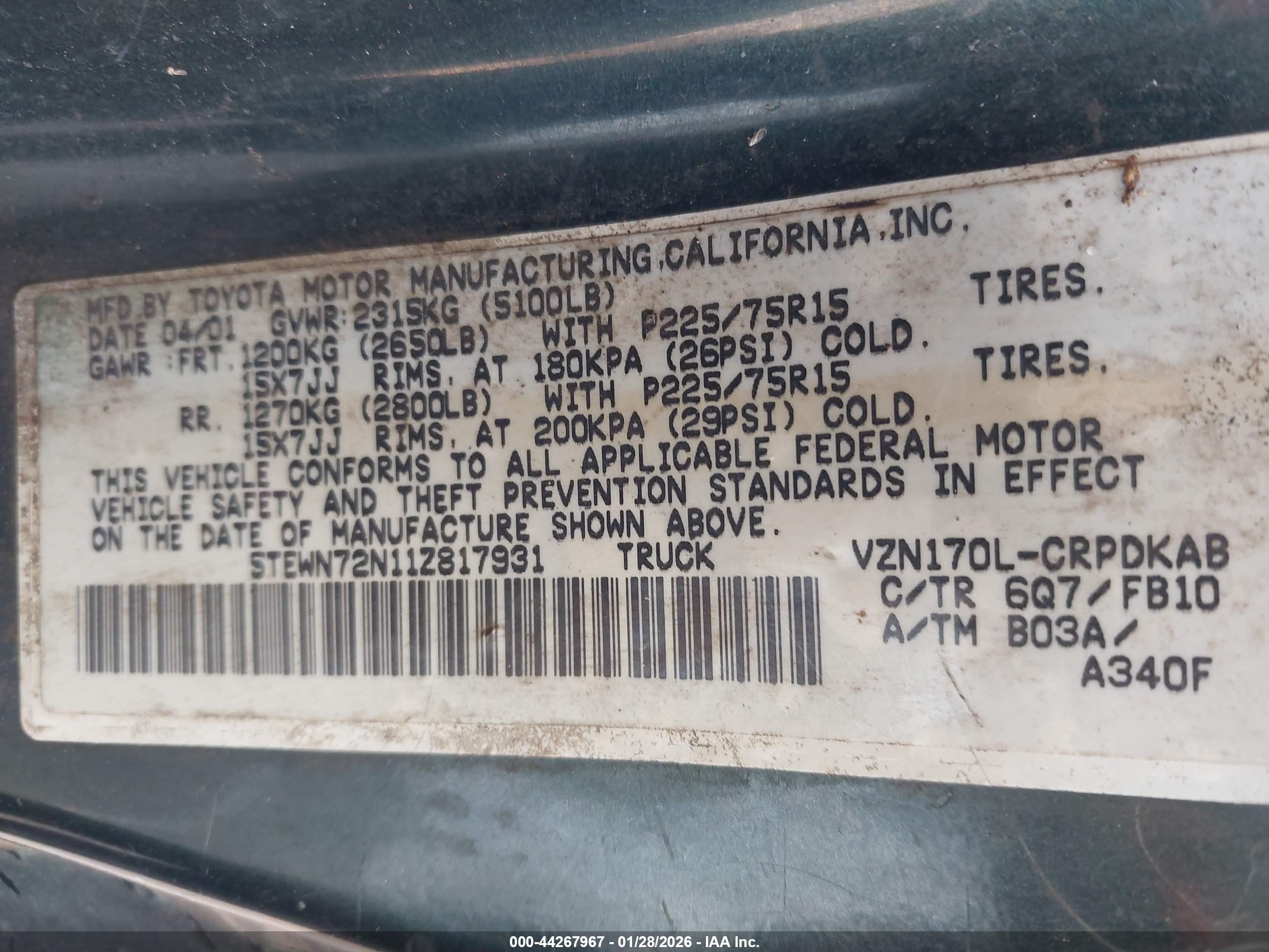 TOYOTA TACOMA image 9