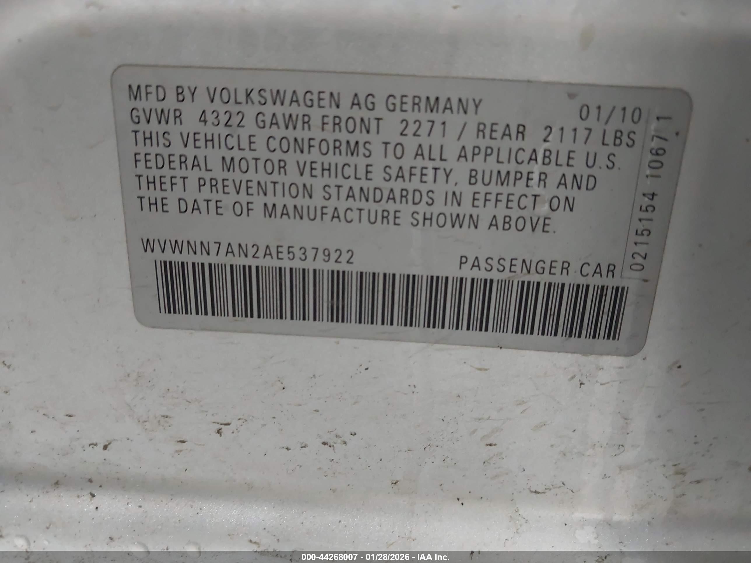 VOLKSWAGEN CC image 9