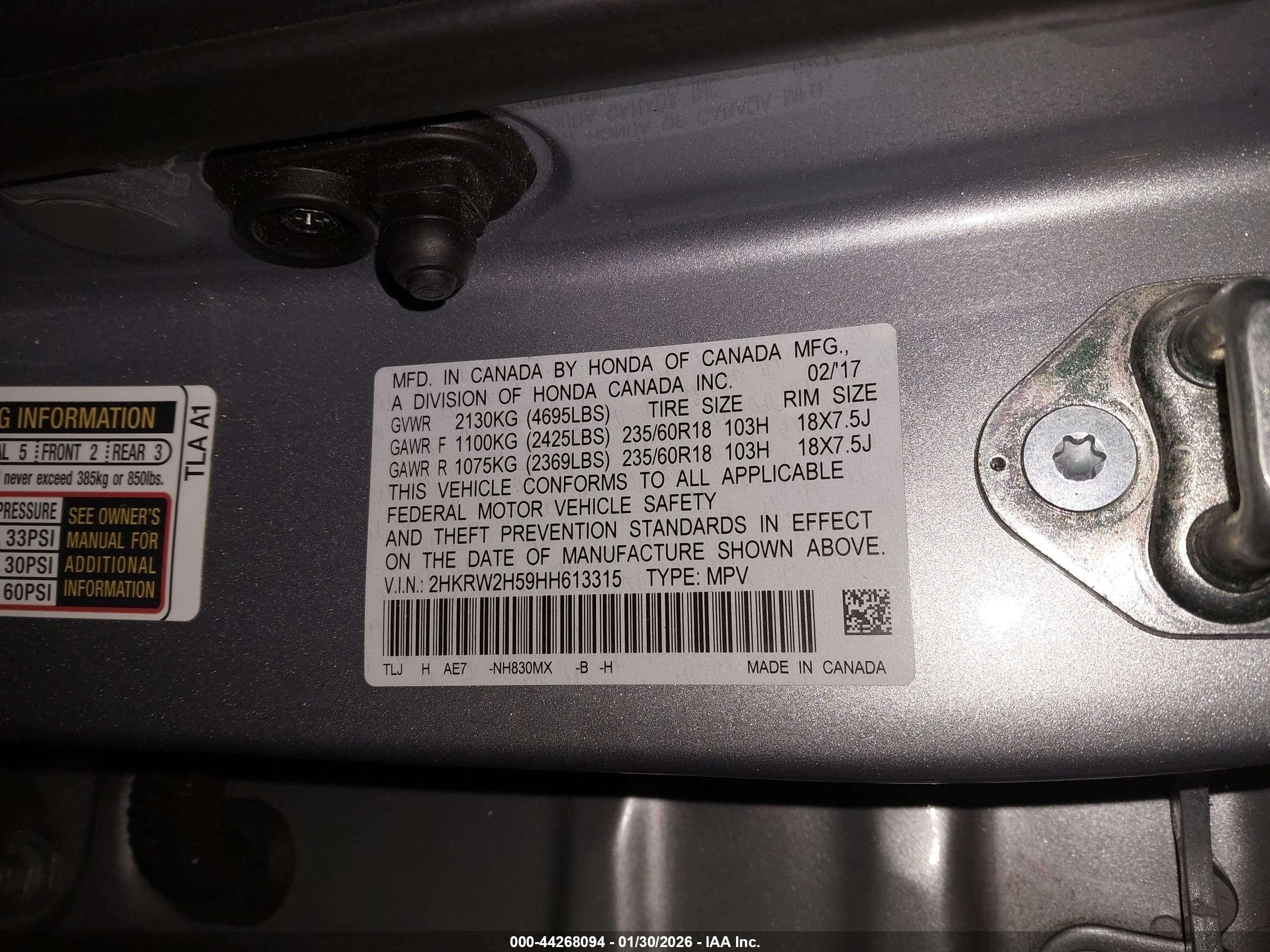 HONDA CR-V image 9