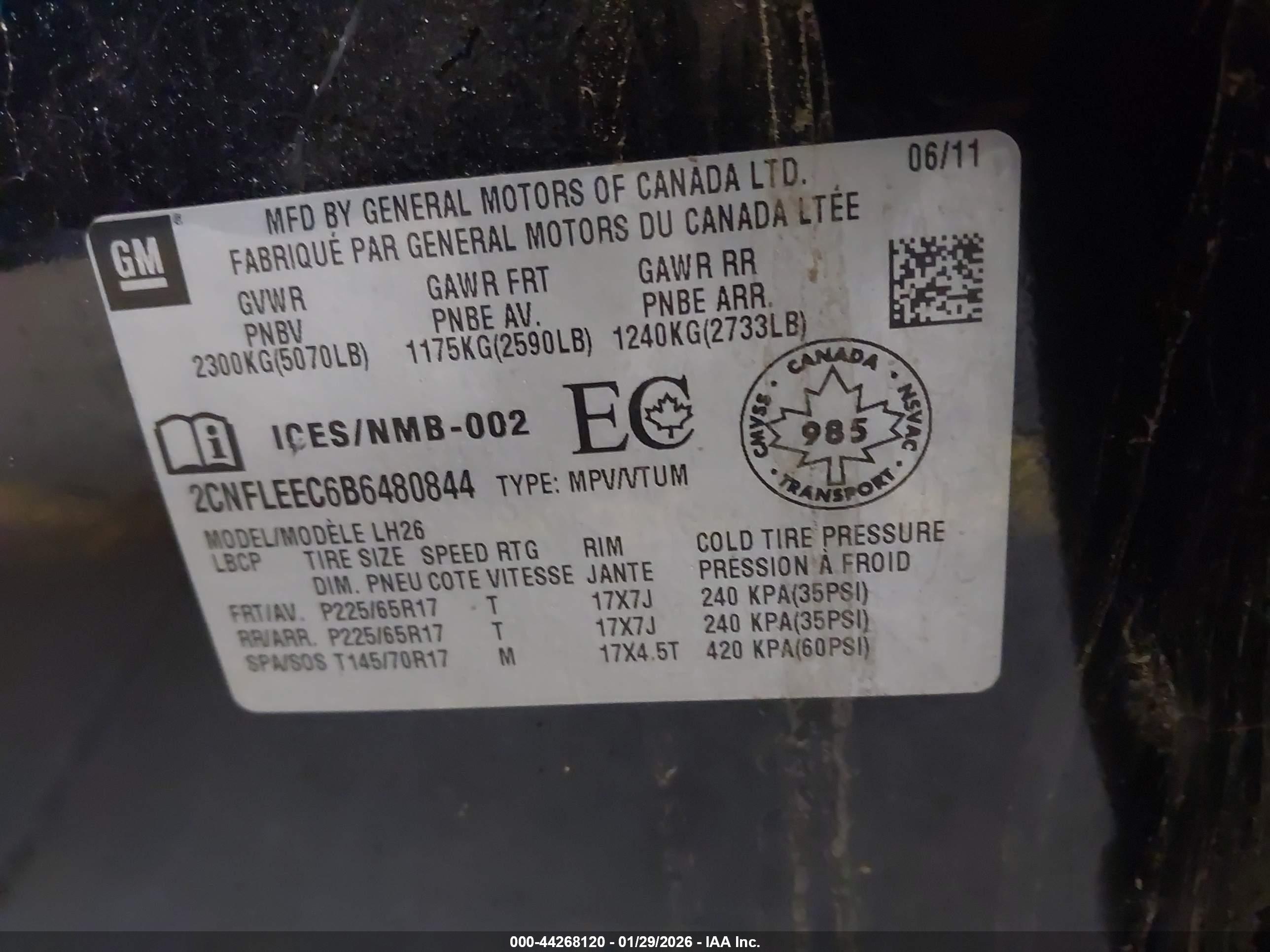 CHEVROLET EQUINOX image 9