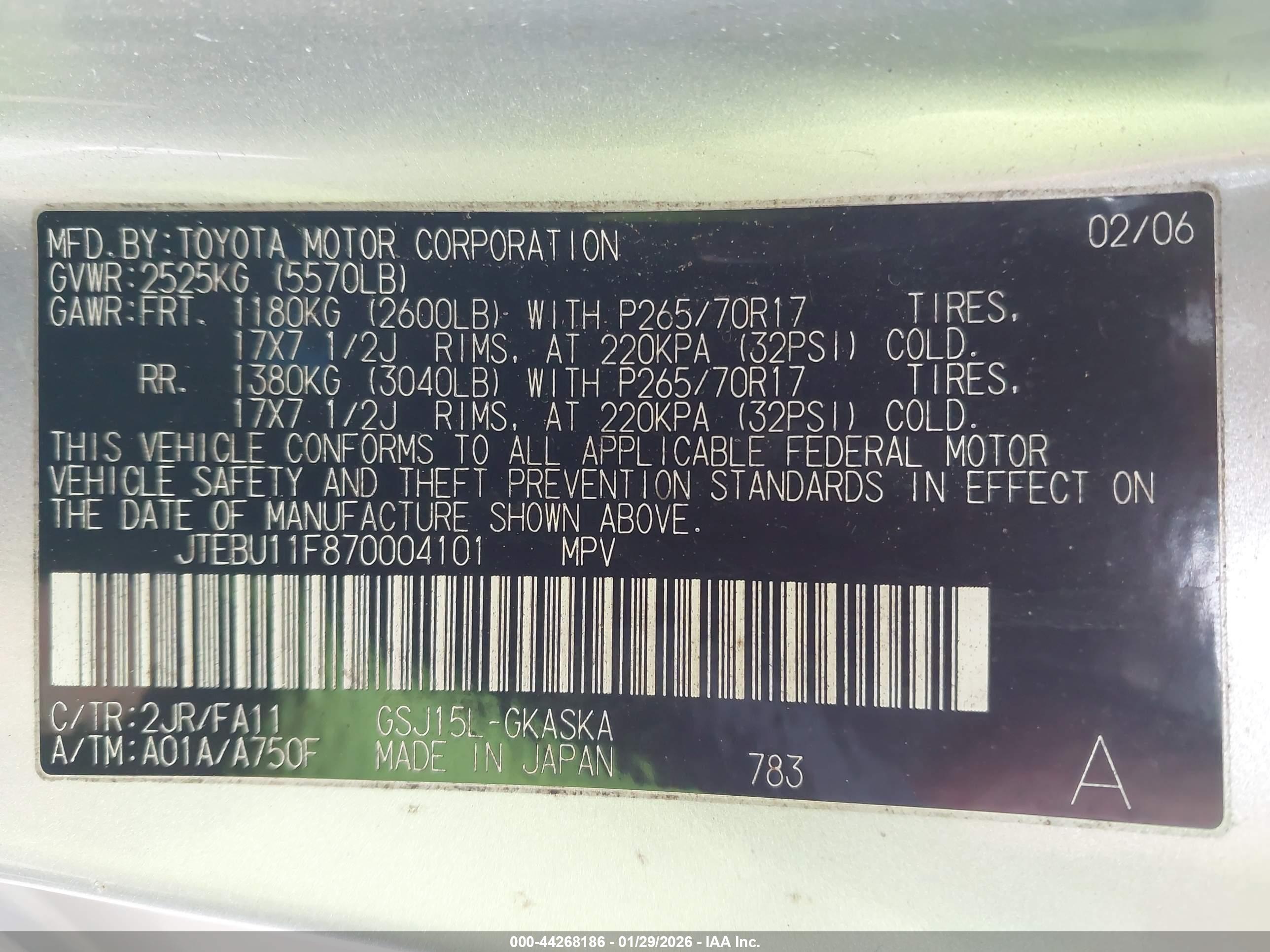 TOYOTA FJ image 9