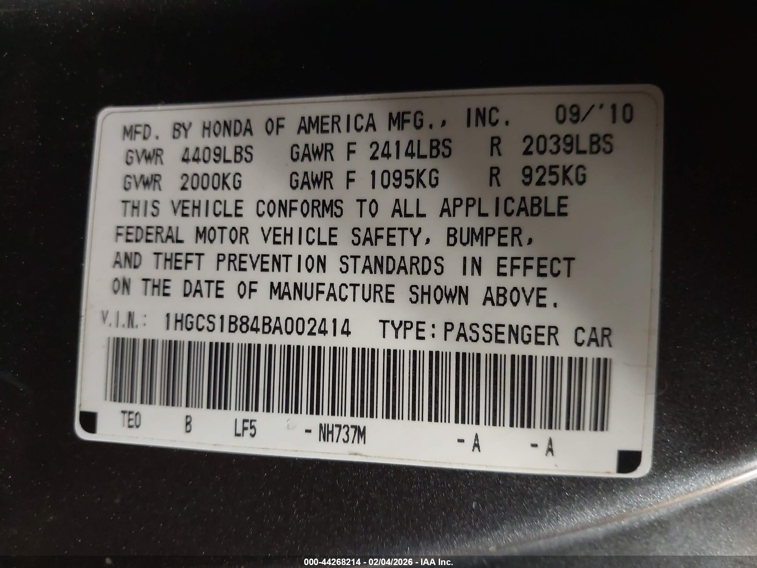 HONDA ACCORD image 9