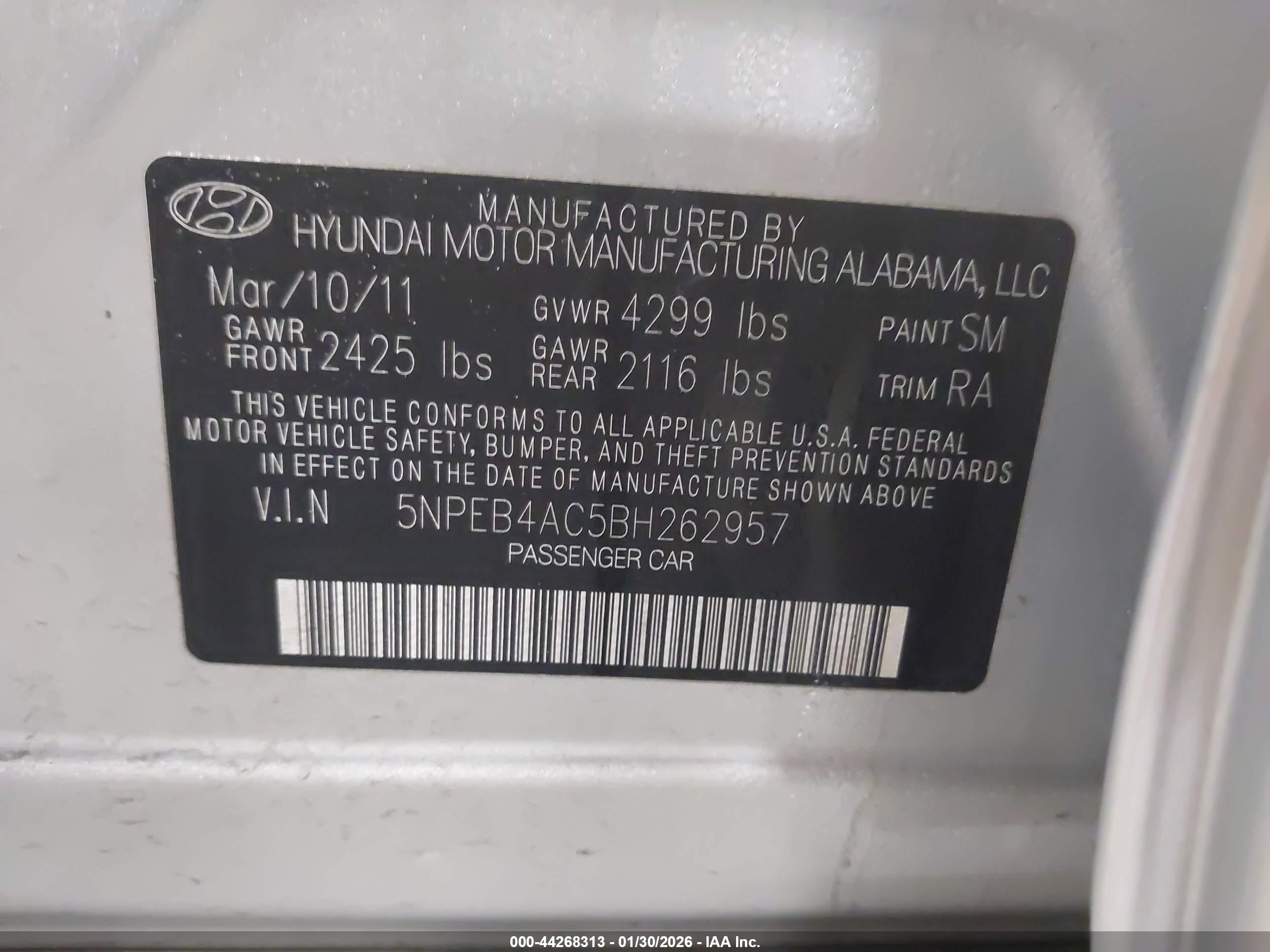 HYUNDAI SONATA image 9