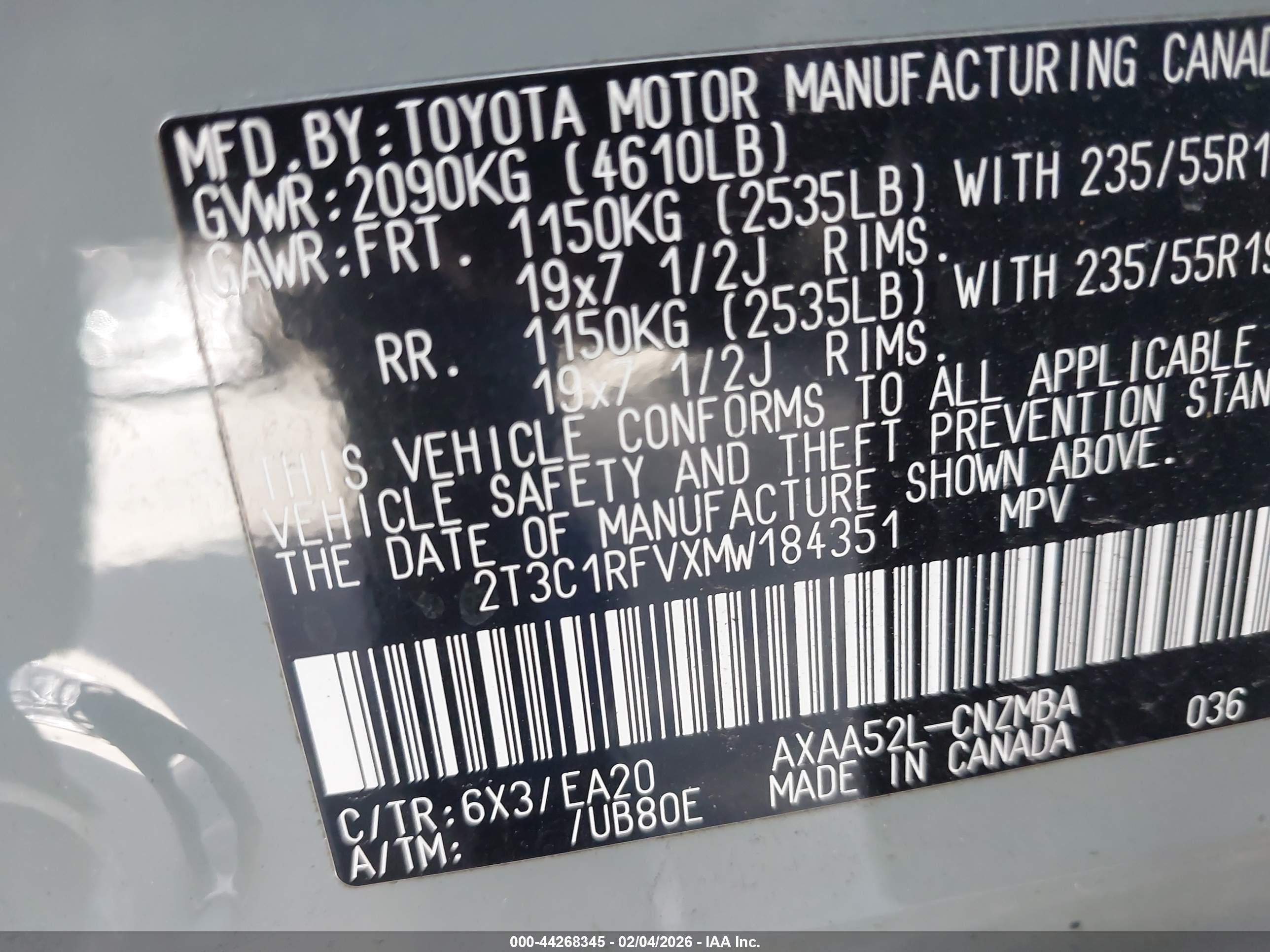 TOYOTA RAV4 image 9