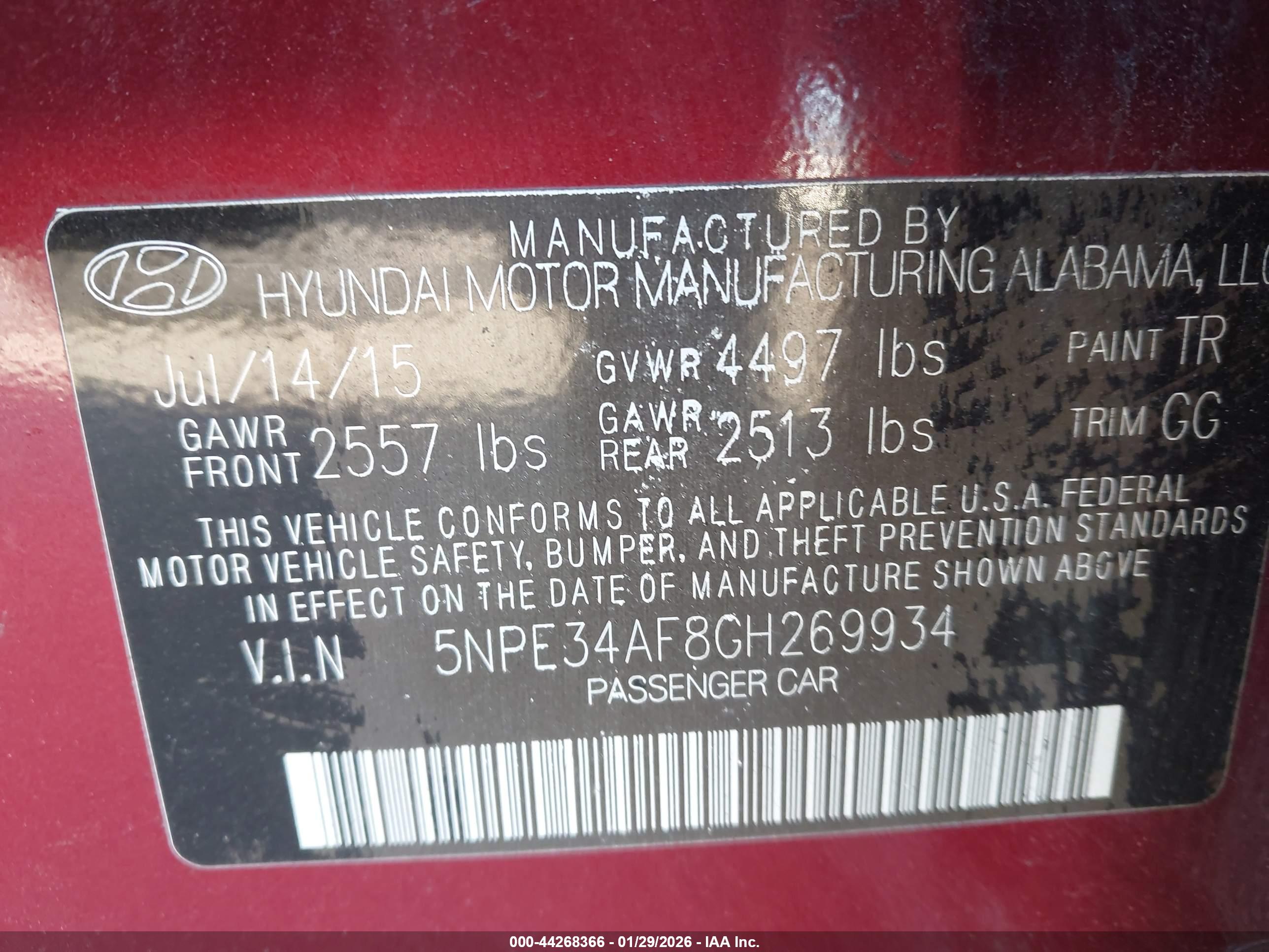 HYUNDAI SONATA image 9