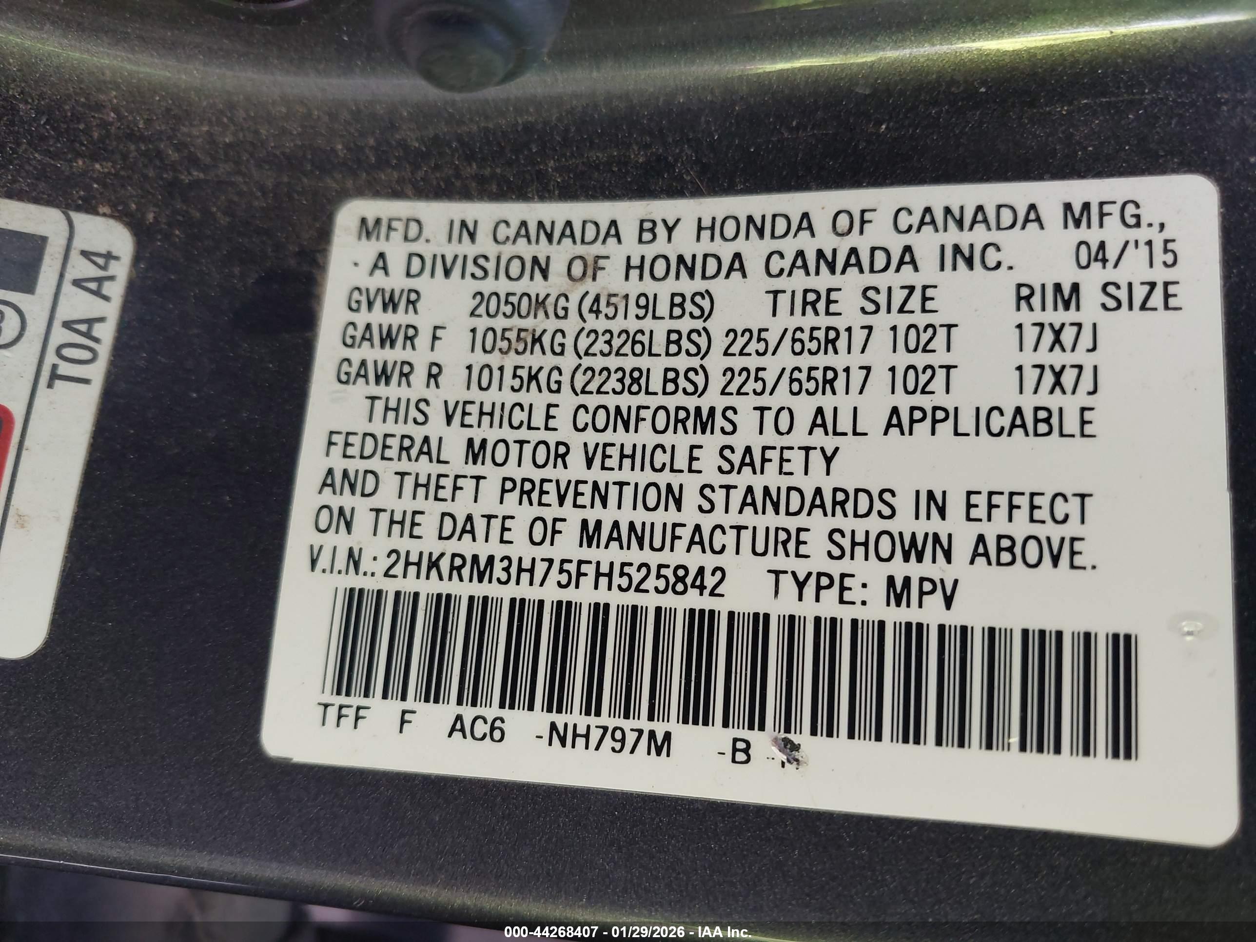 HONDA CR-V image 9