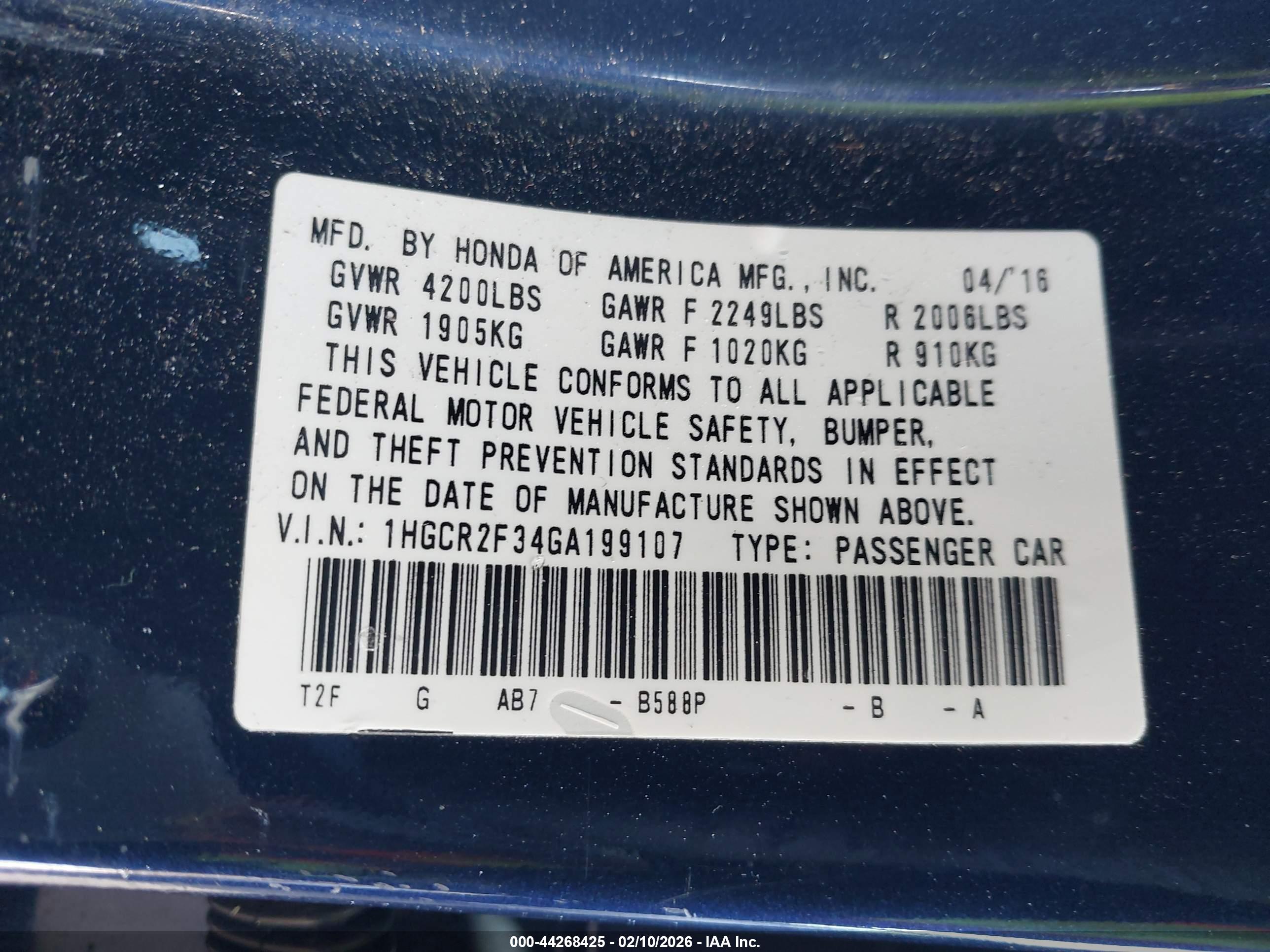 HONDA ACCORD image 9