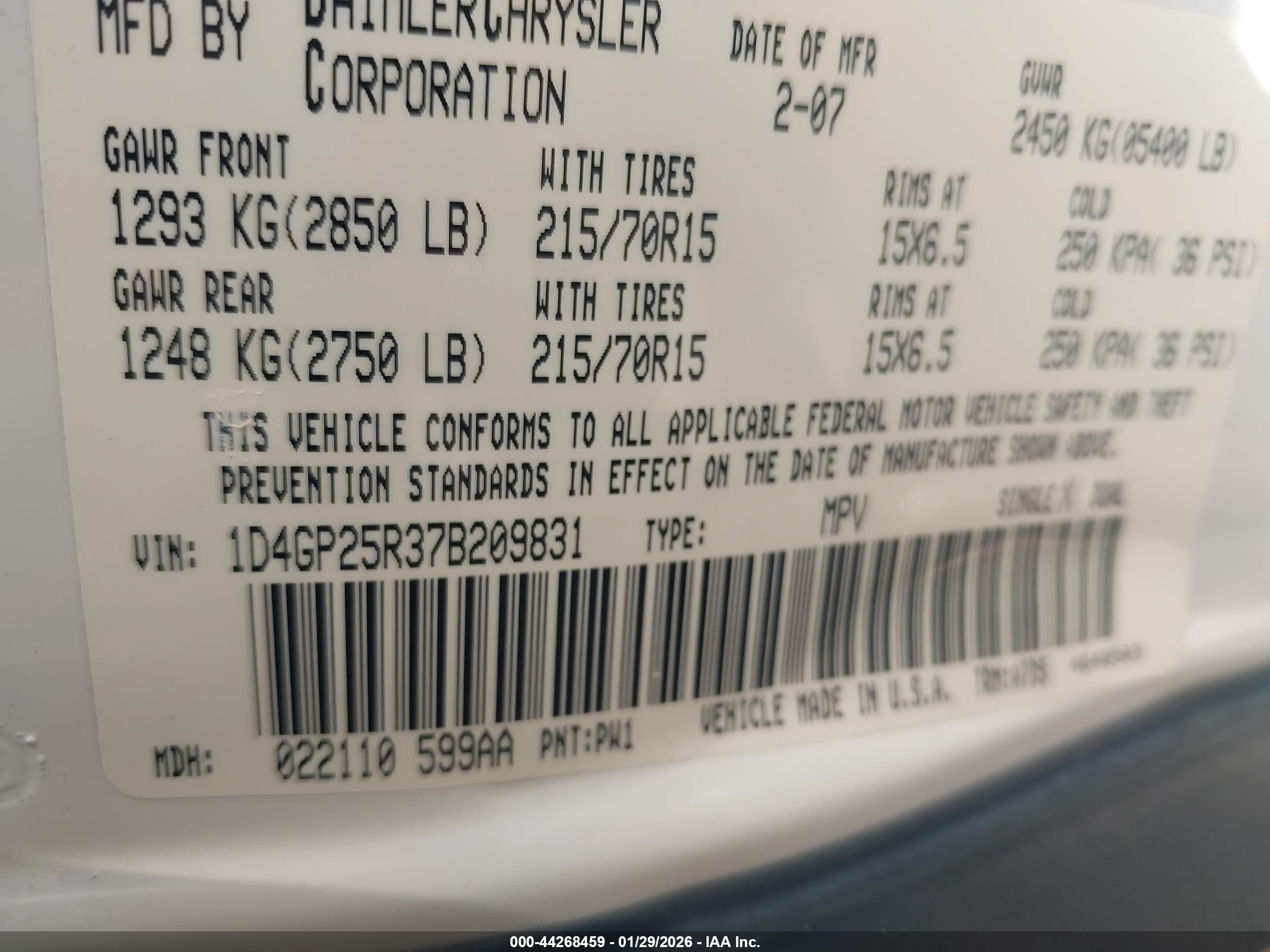 DODGE CARAVAN image 9