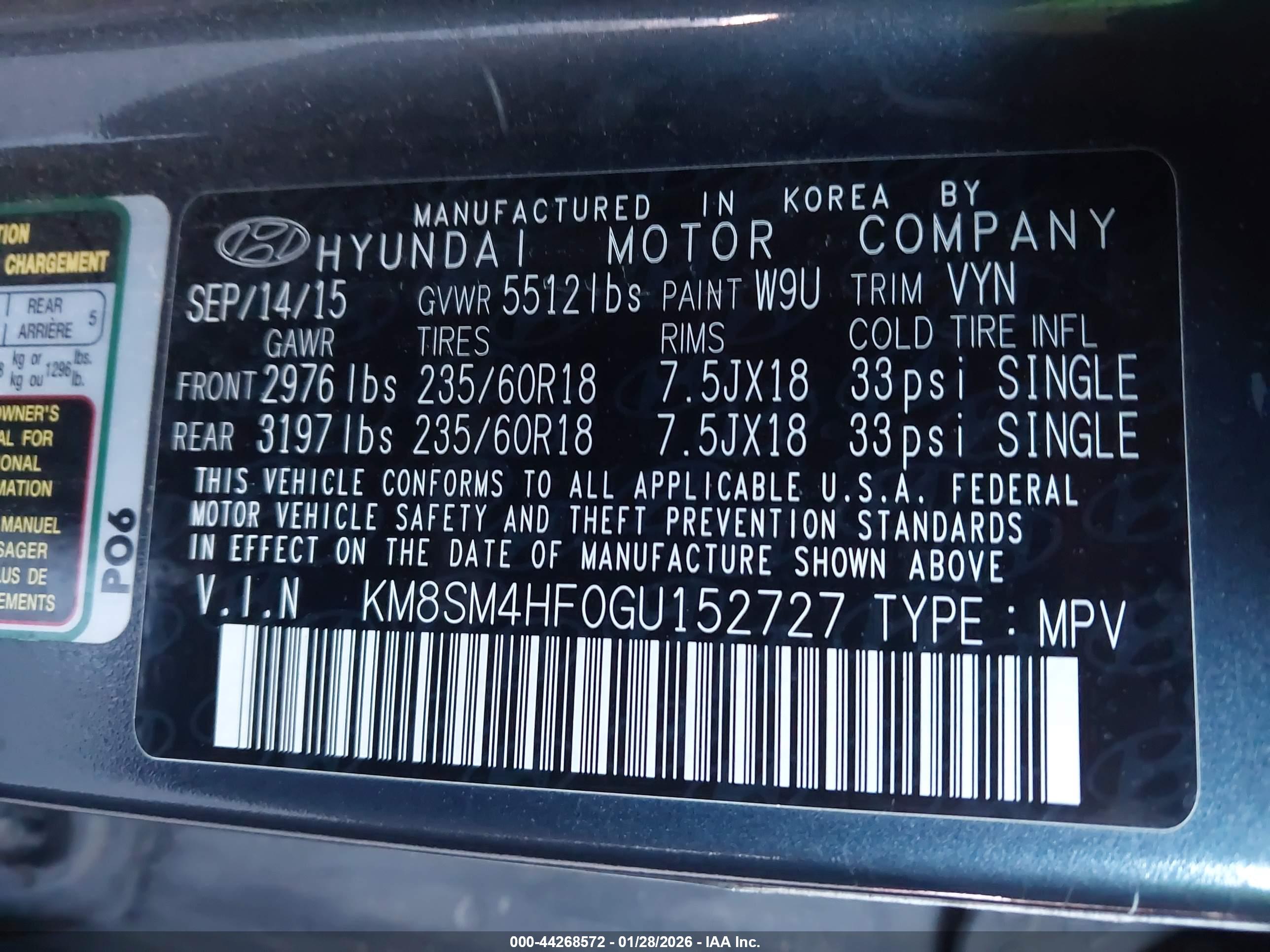 HYUNDAI SANTA image 9