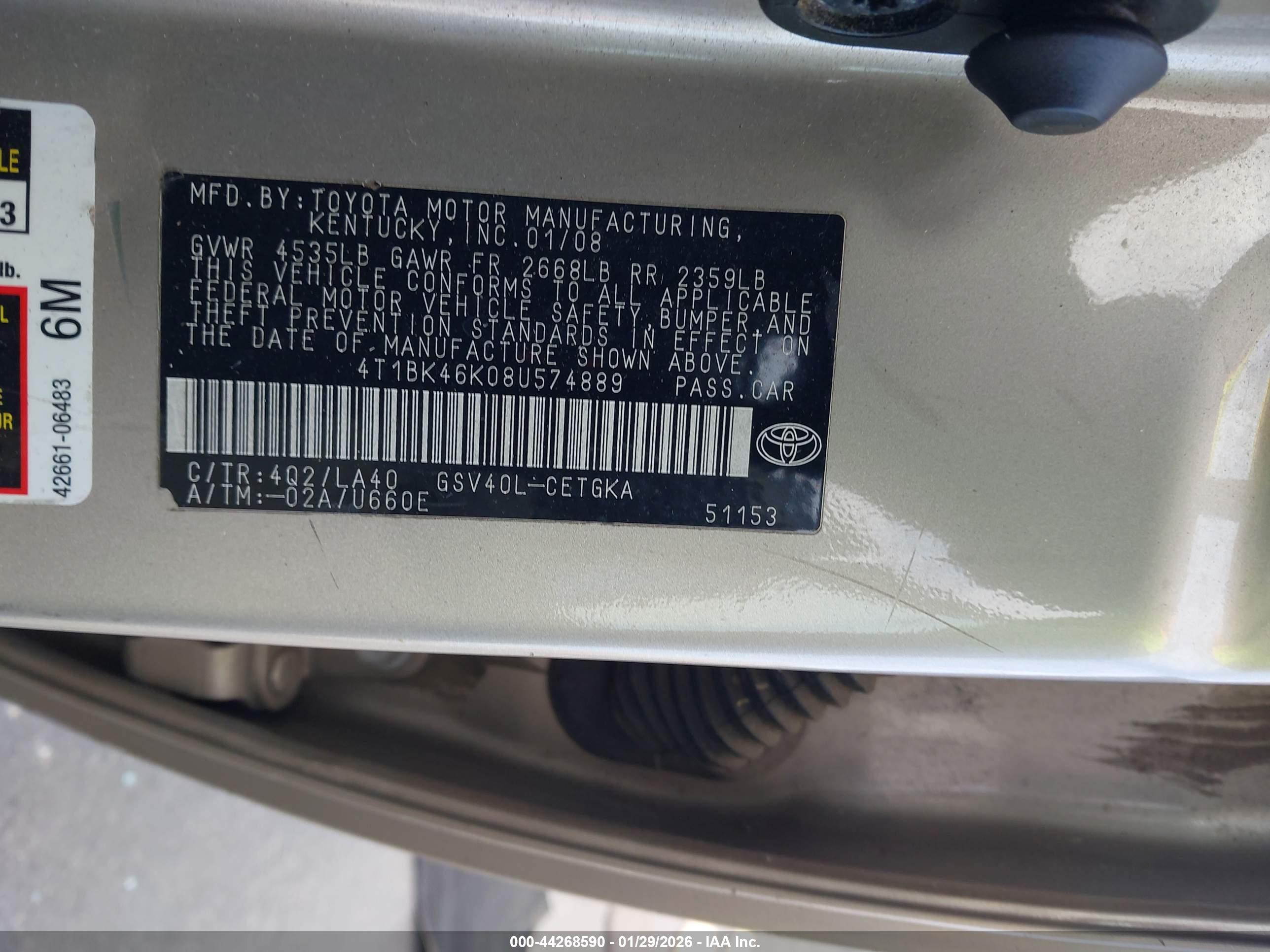 TOYOTA CAMRY image 9