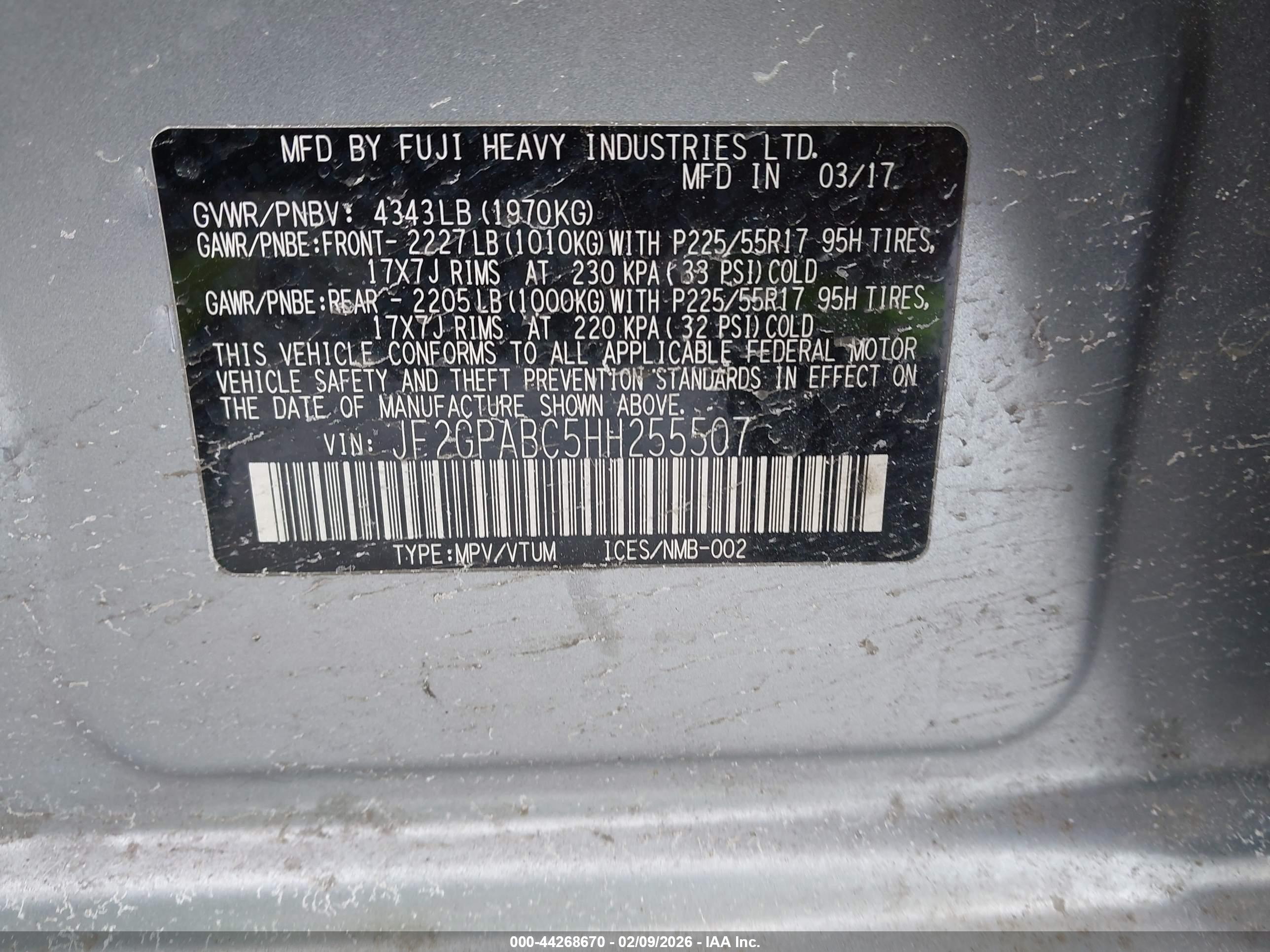 SUBARU CROSSTREK image 9