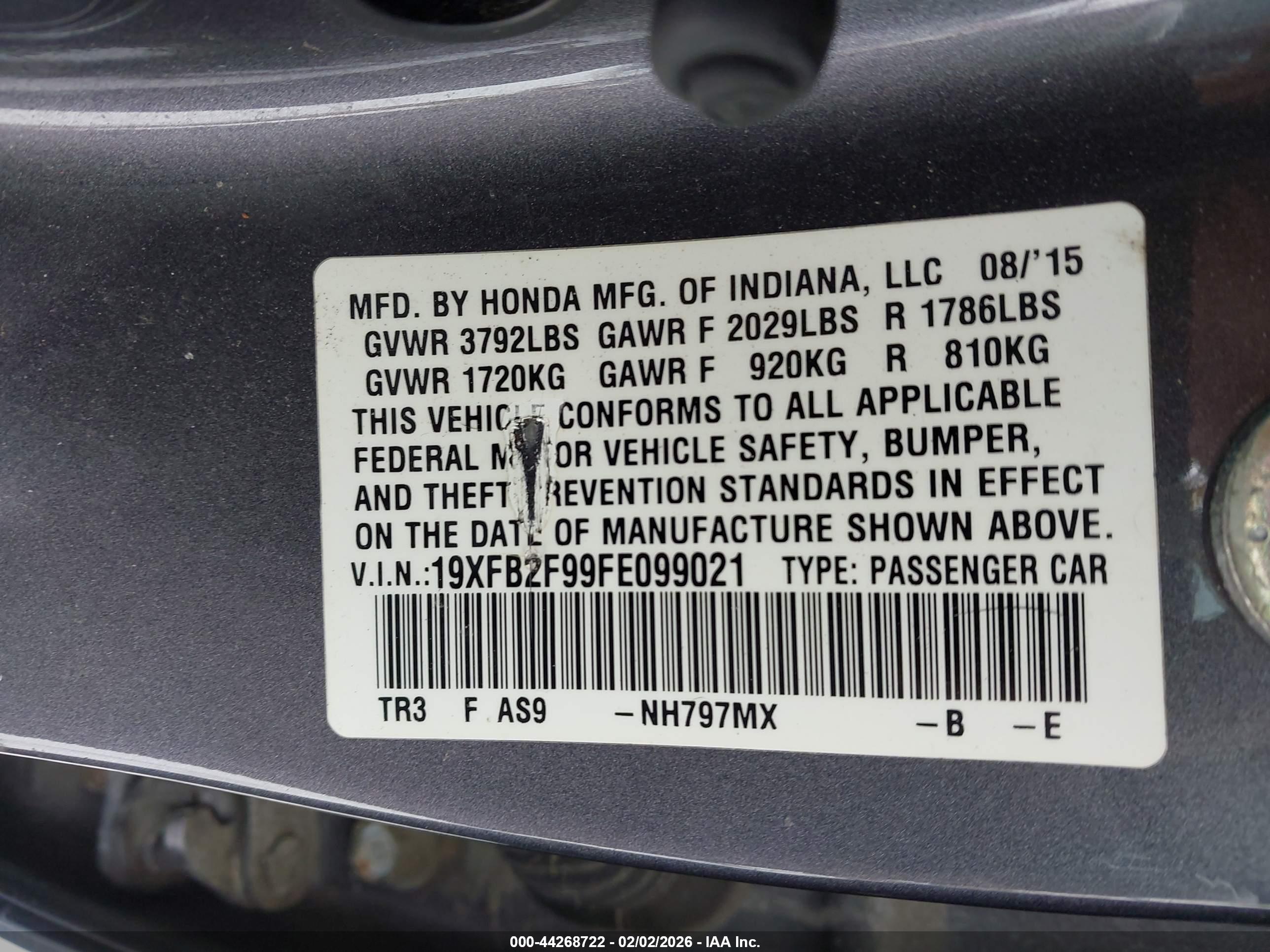 HONDA CIVIC image 9