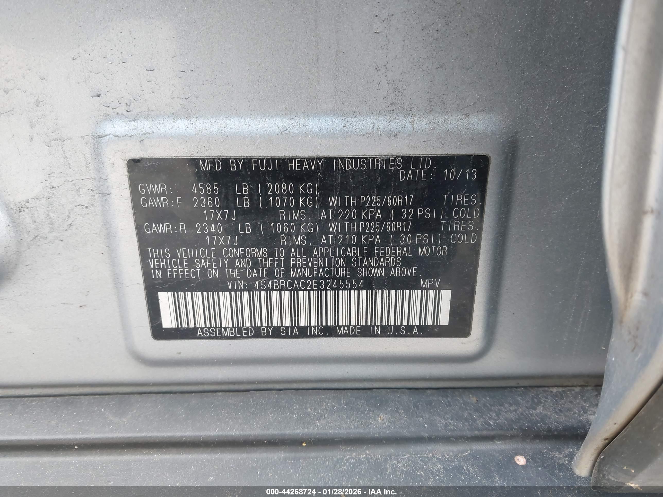 SUBARU OUTBACK image 9