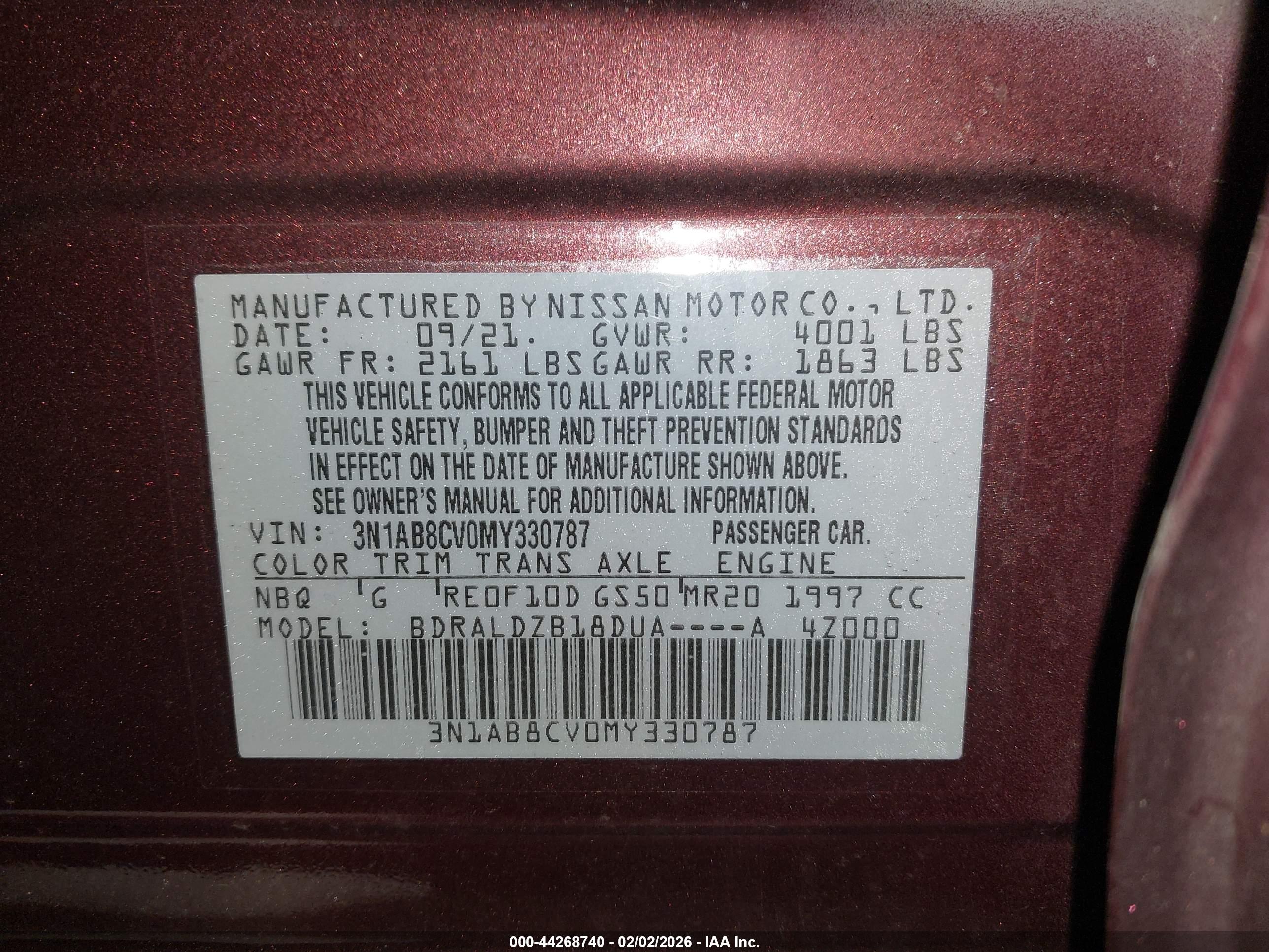 NISSAN SENTRA image 9