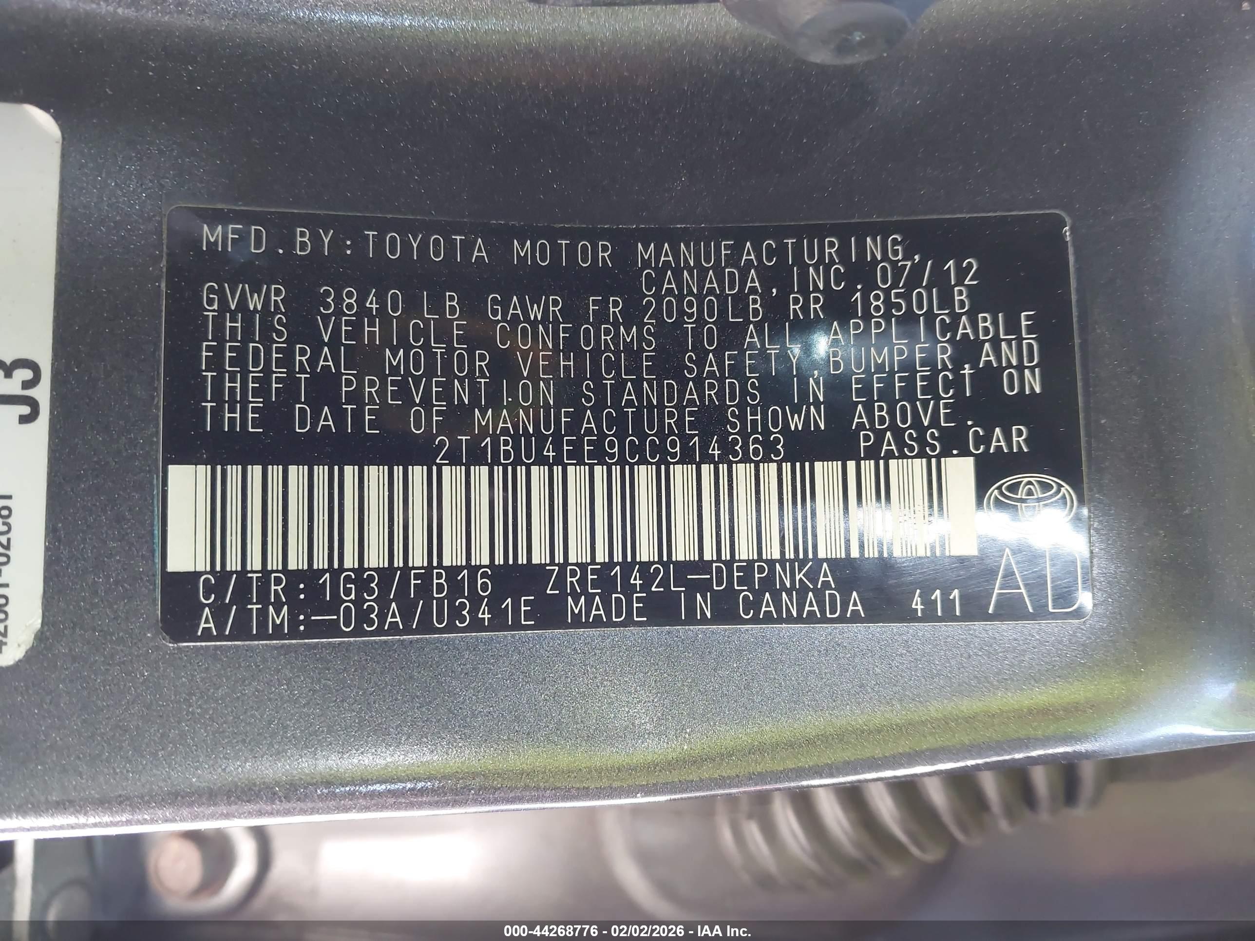 TOYOTA COROLLA image 9