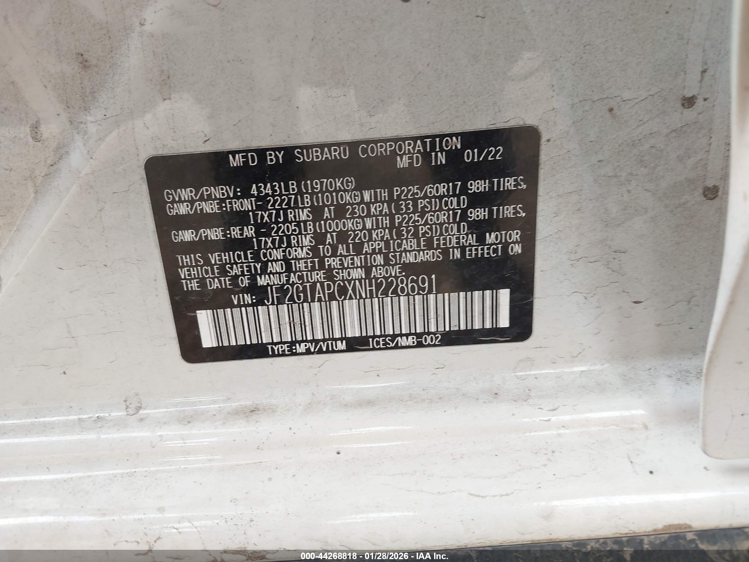 SUBARU CROSSTREK image 9