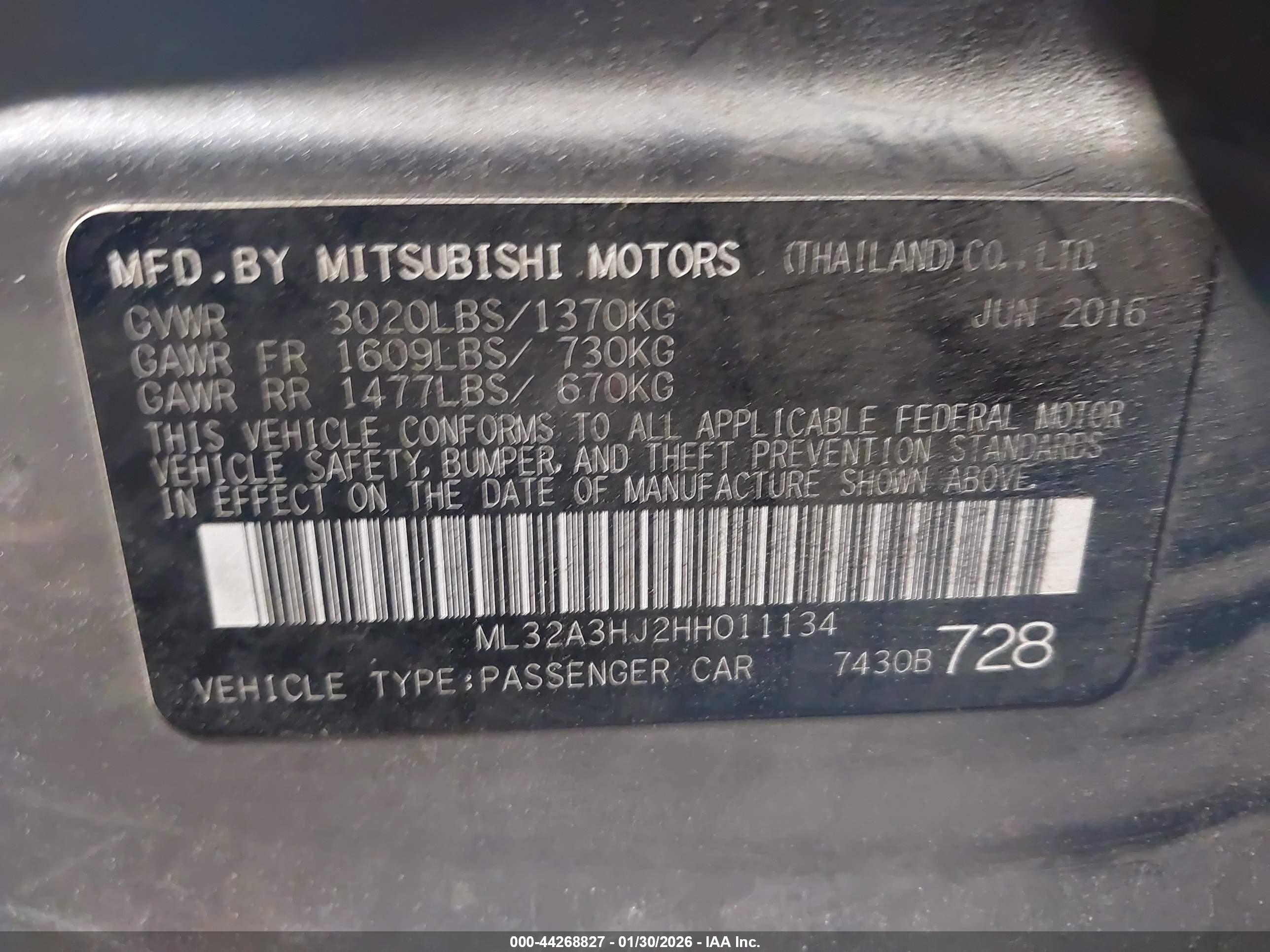 MITSUBISHI MIRAGE image 9