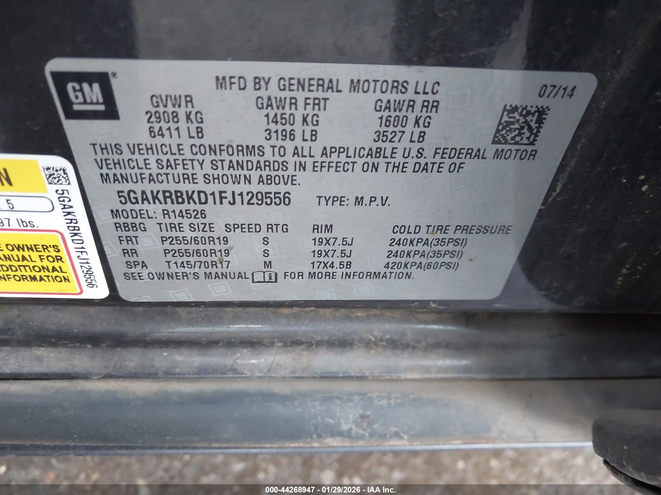 BUICK ENCLAVE image 9