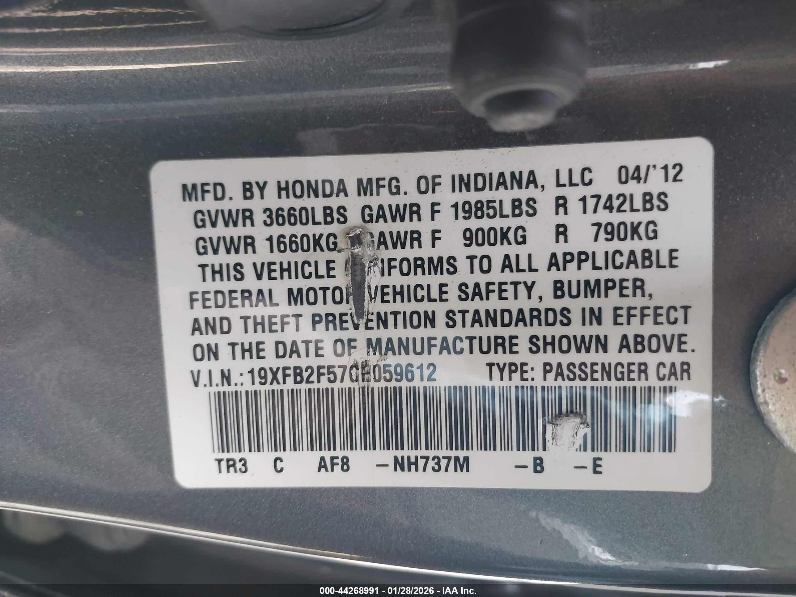 HONDA CIVIC image 9