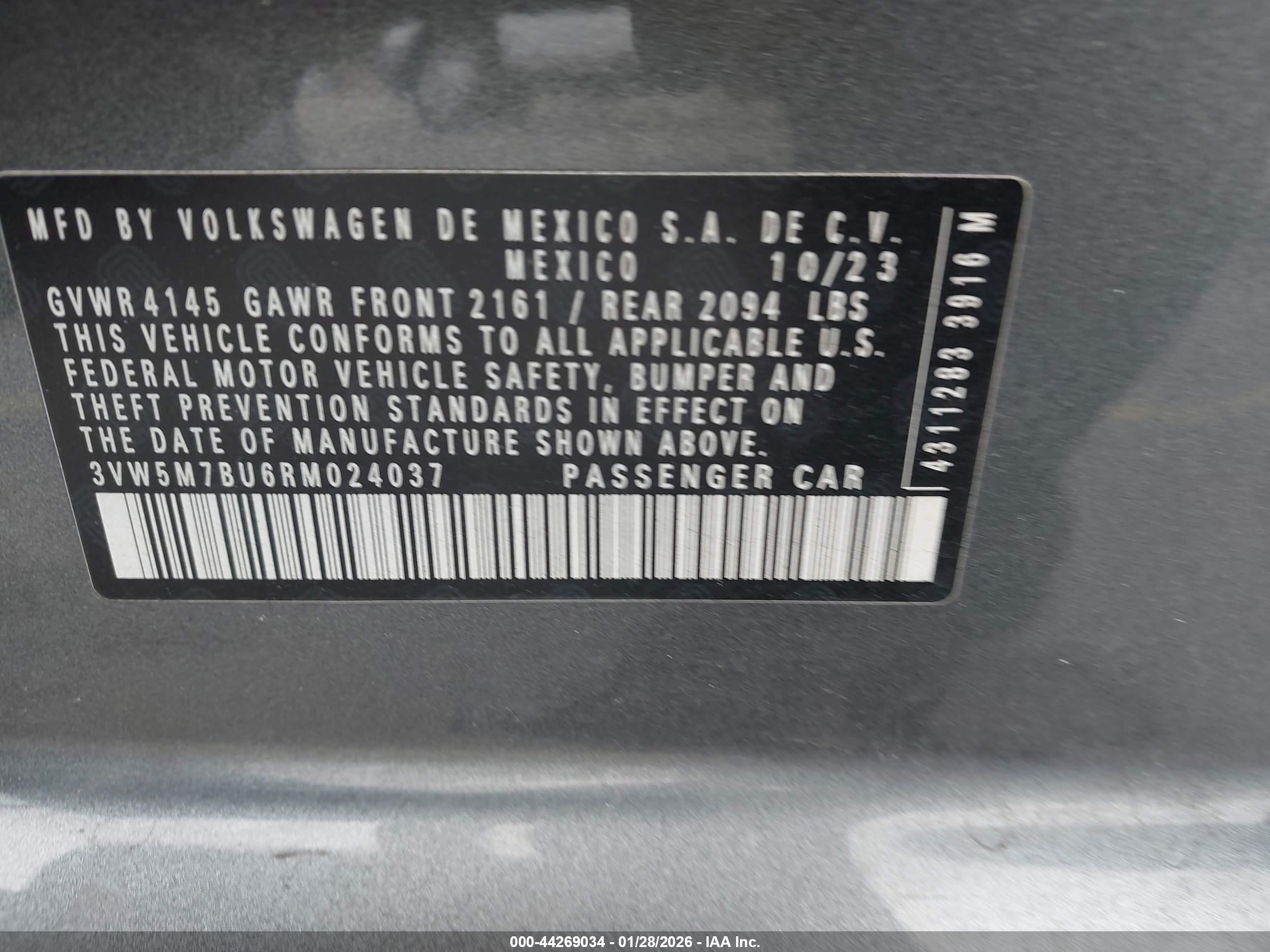 VOLKSWAGEN JETTA image 9