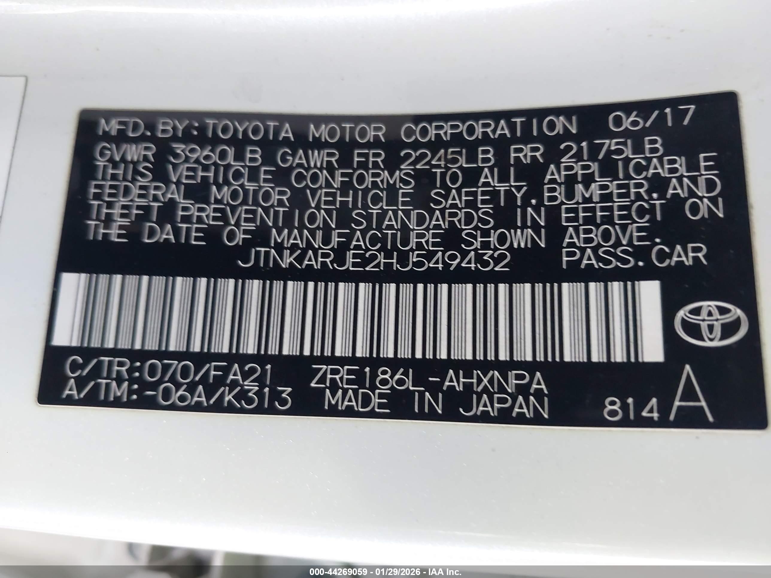 TOYOTA COROLLA image 9