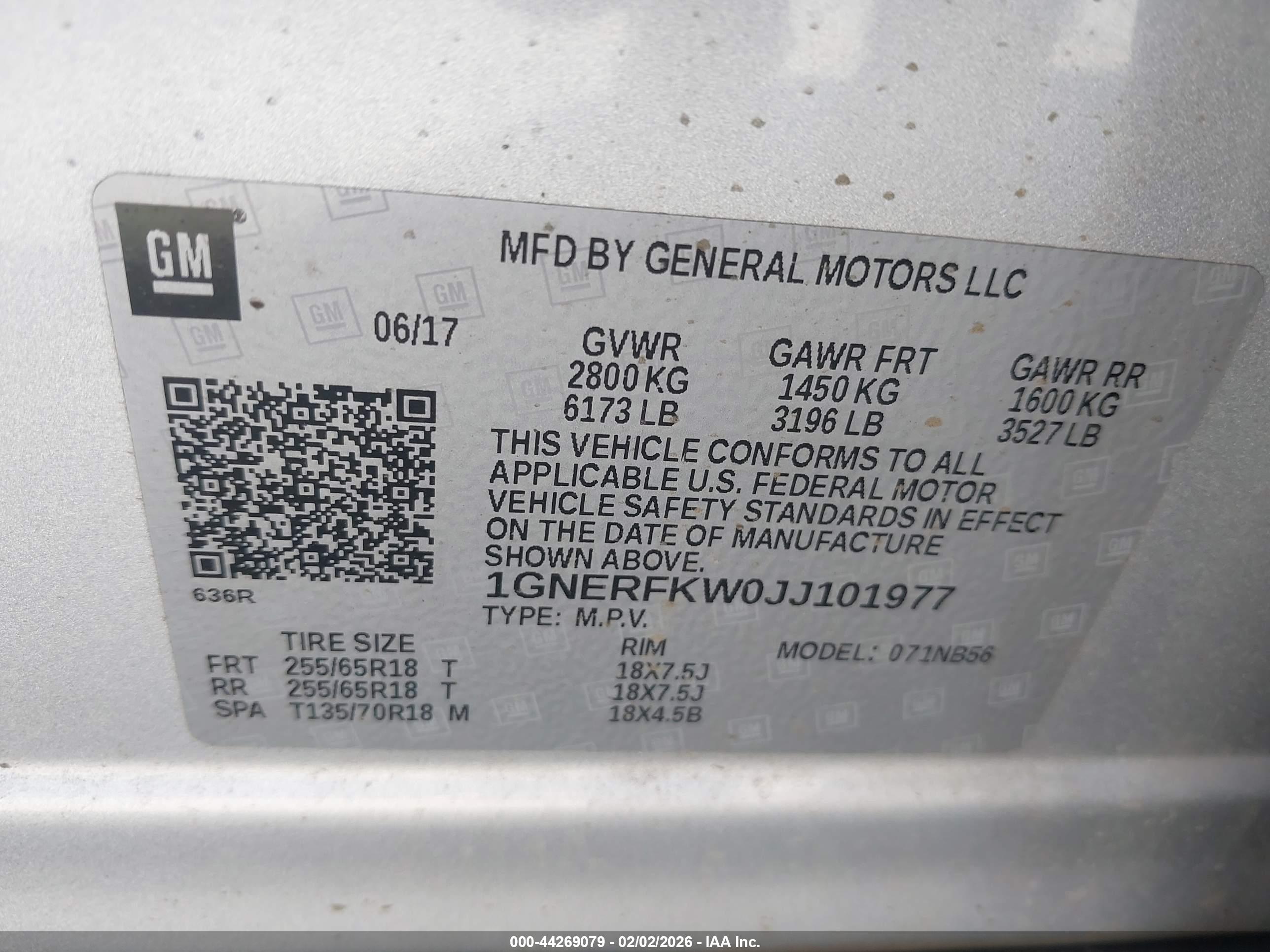 CHEVROLET TRAVERSE image 9