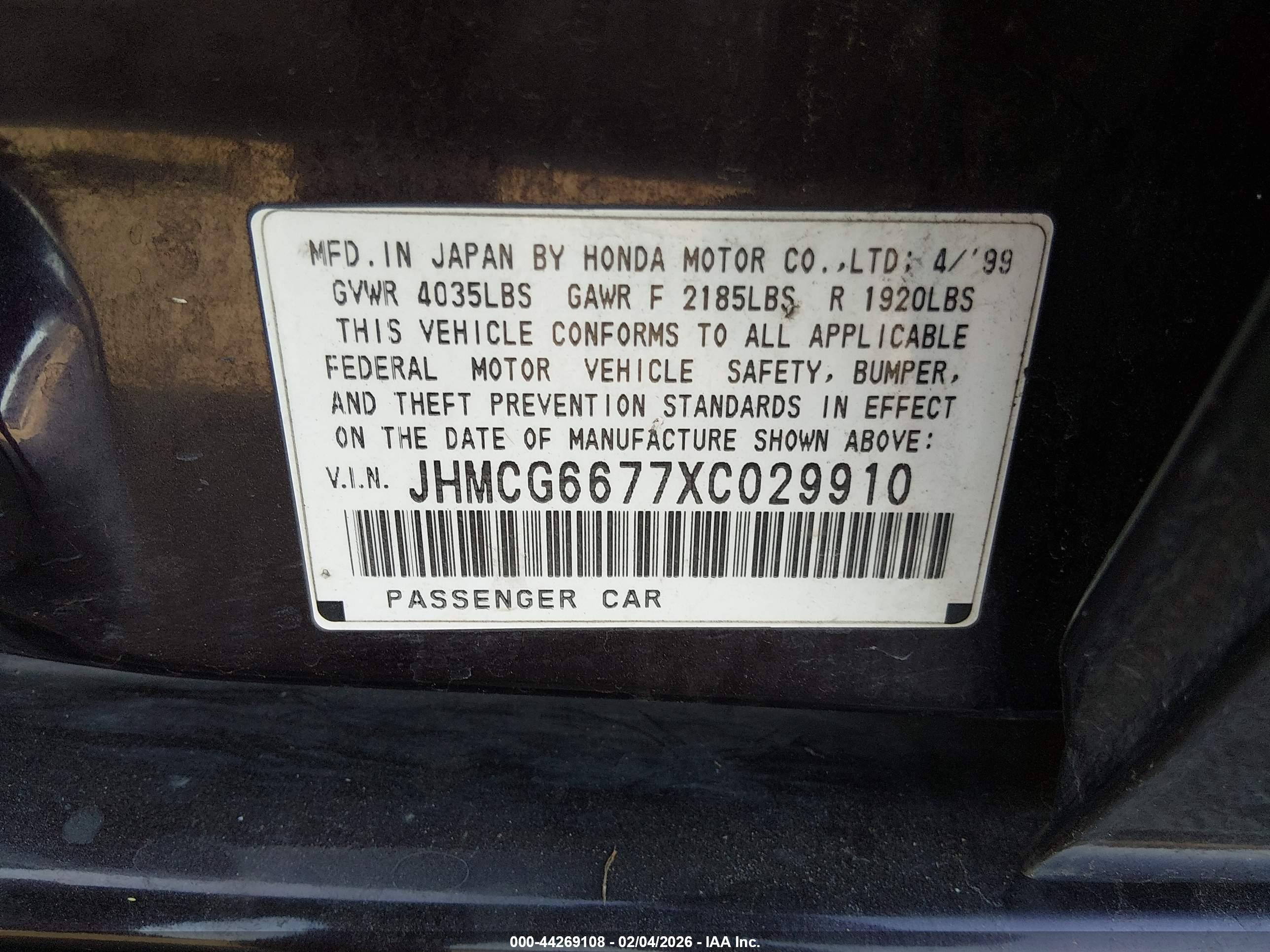 HONDA ACCORD image 9