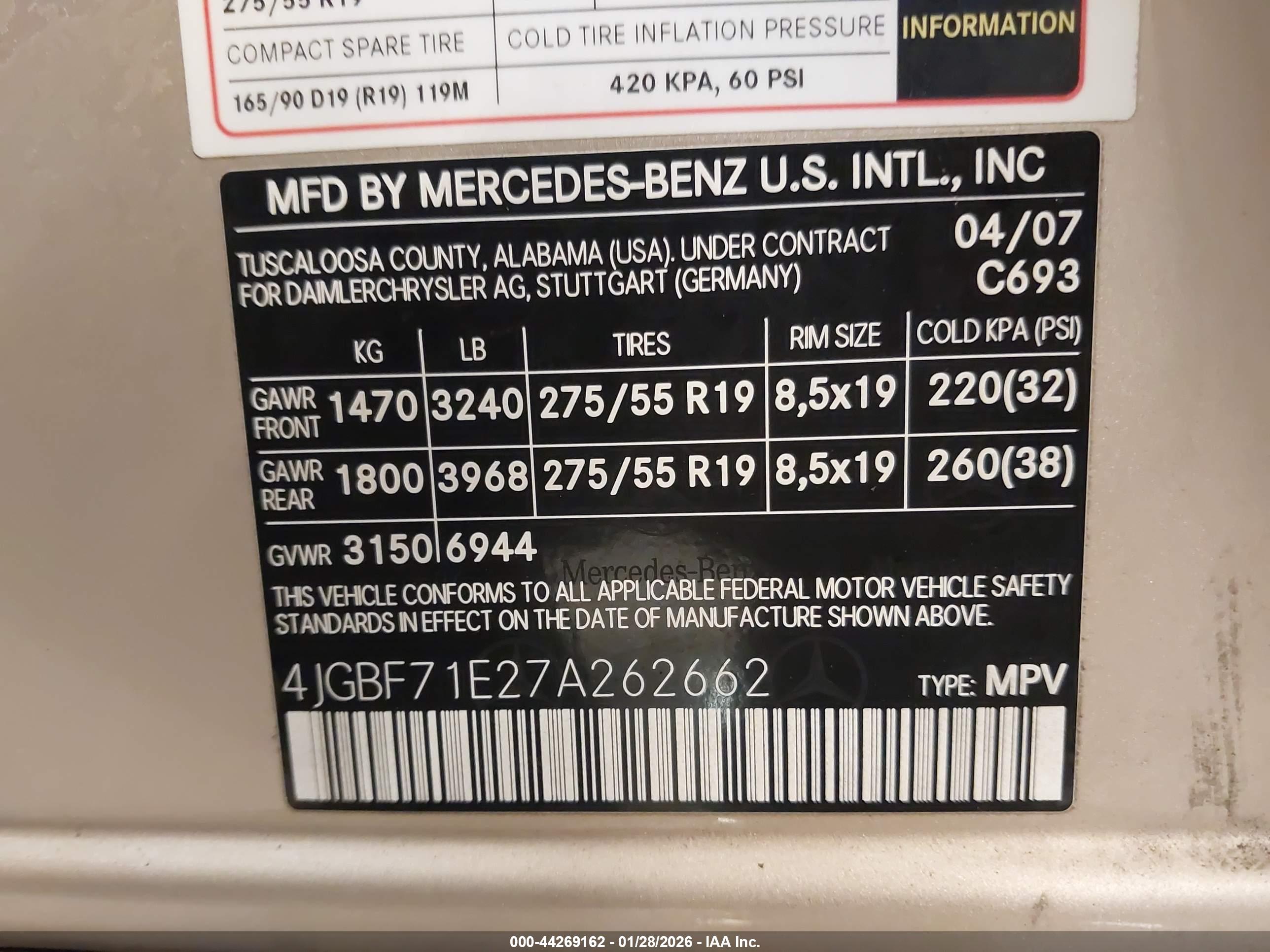 MERCEDES-BENZ GL image 9
