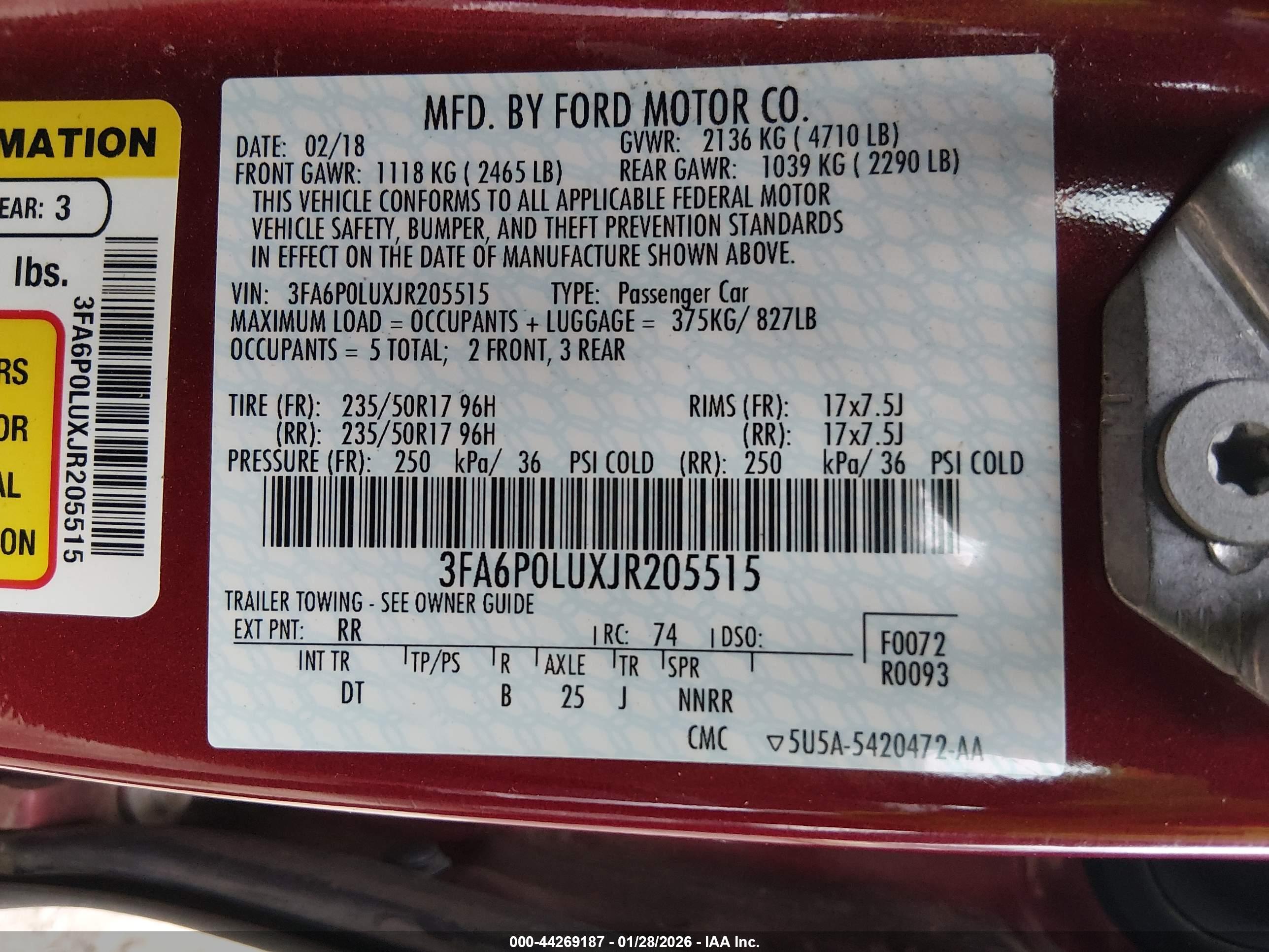 FORD FUSION image 9