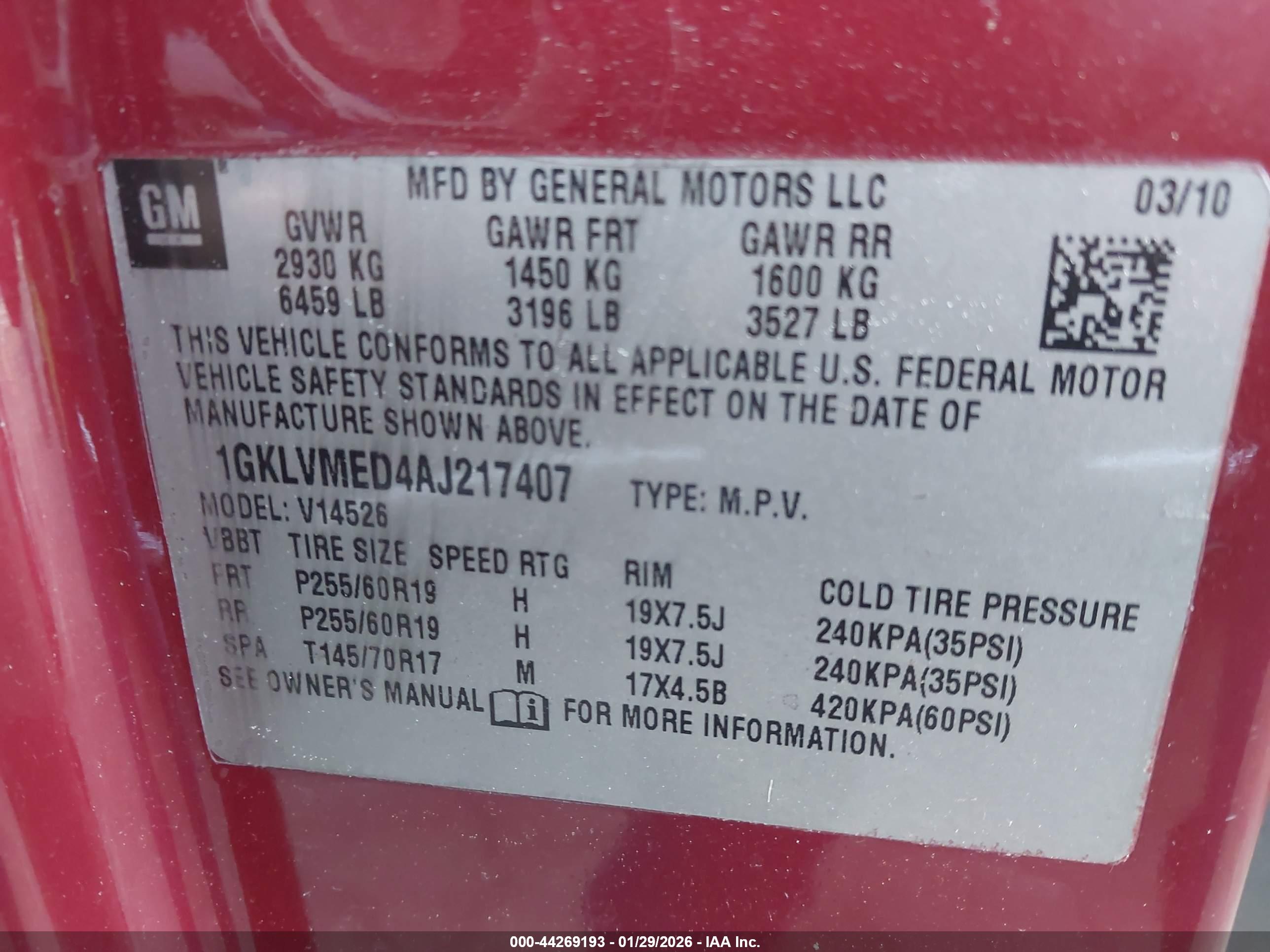 GMC ACADIA image 9