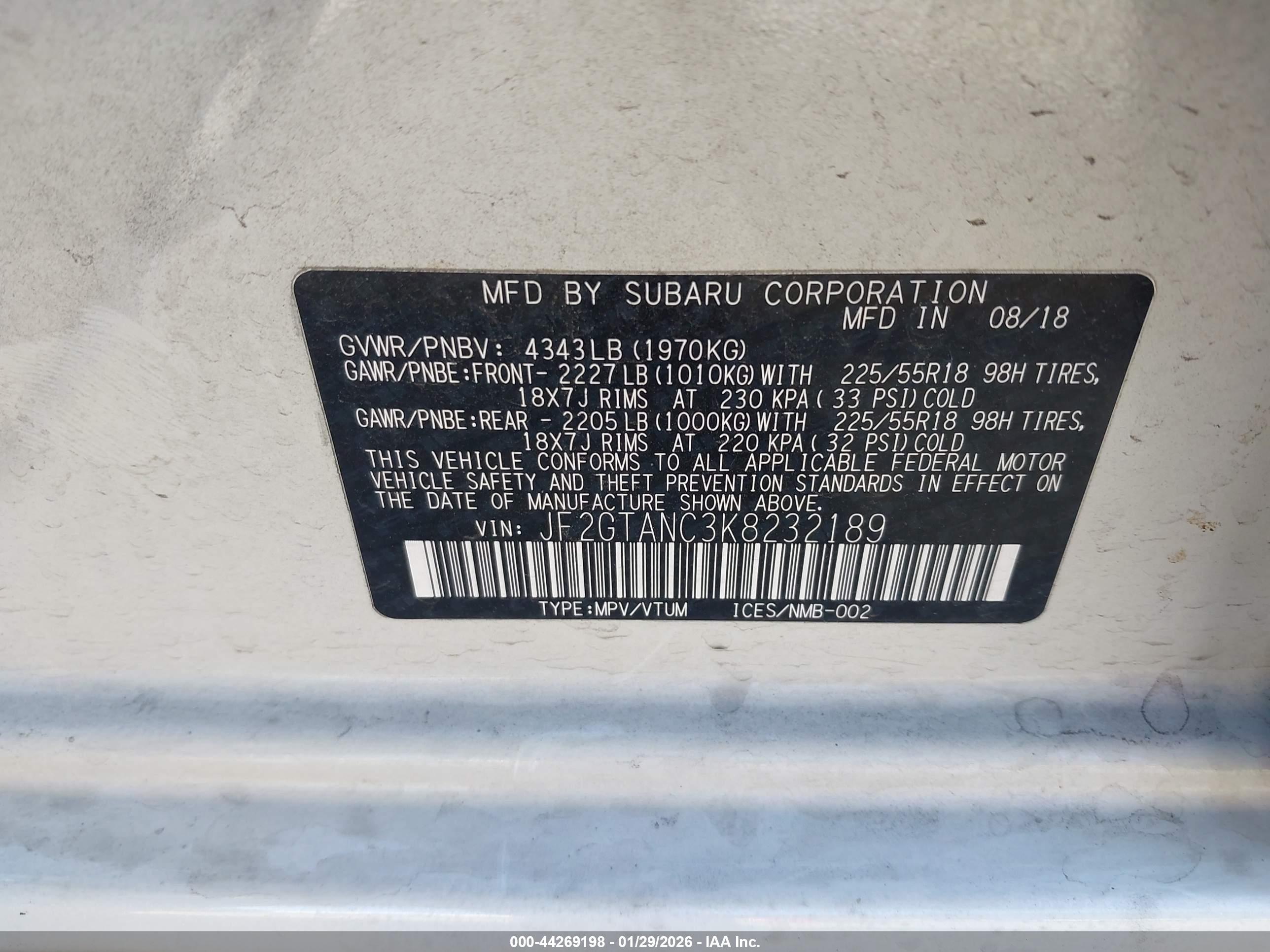 SUBARU CROSSTREK image 9