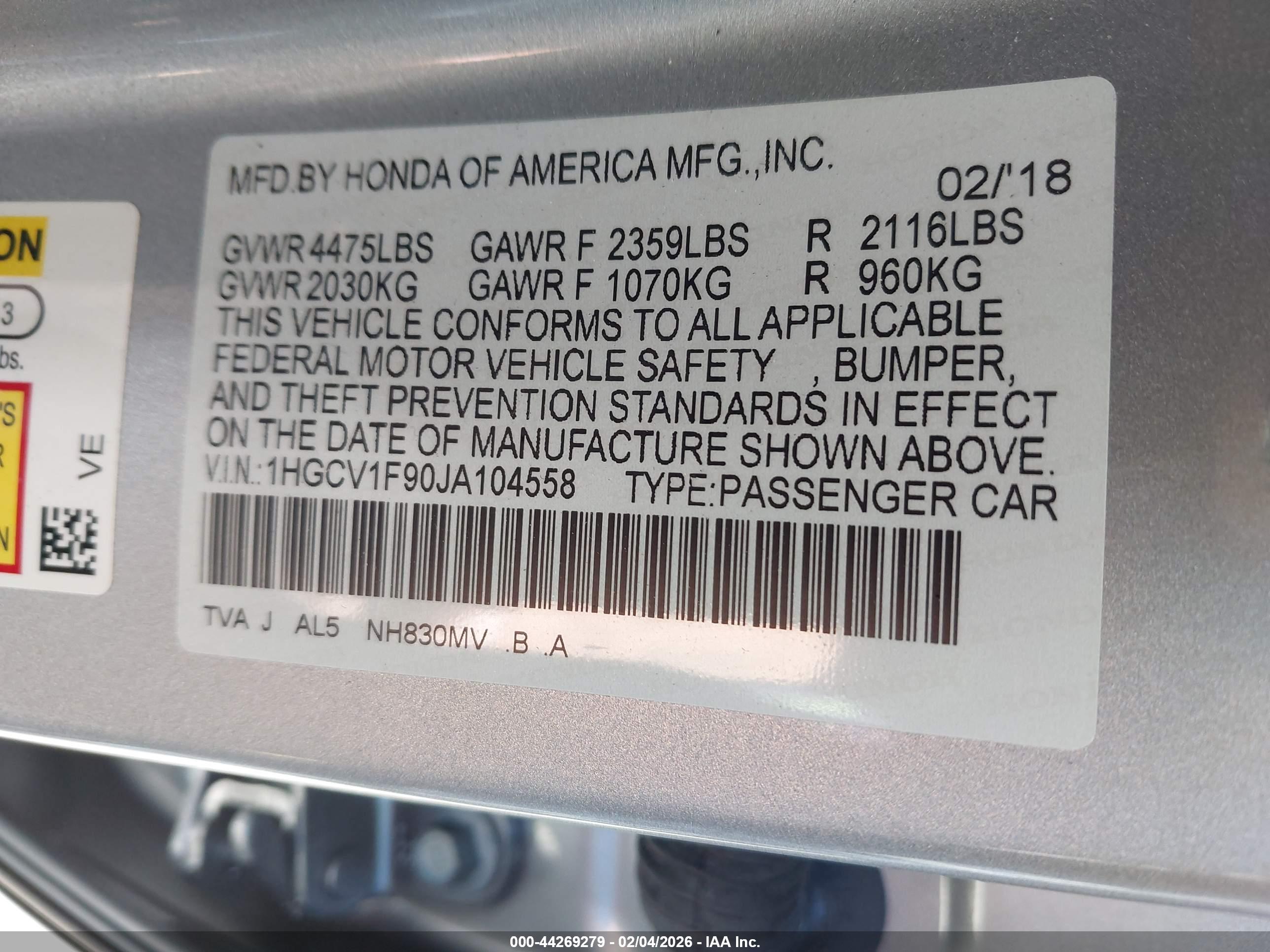 HONDA ACCORD image 9