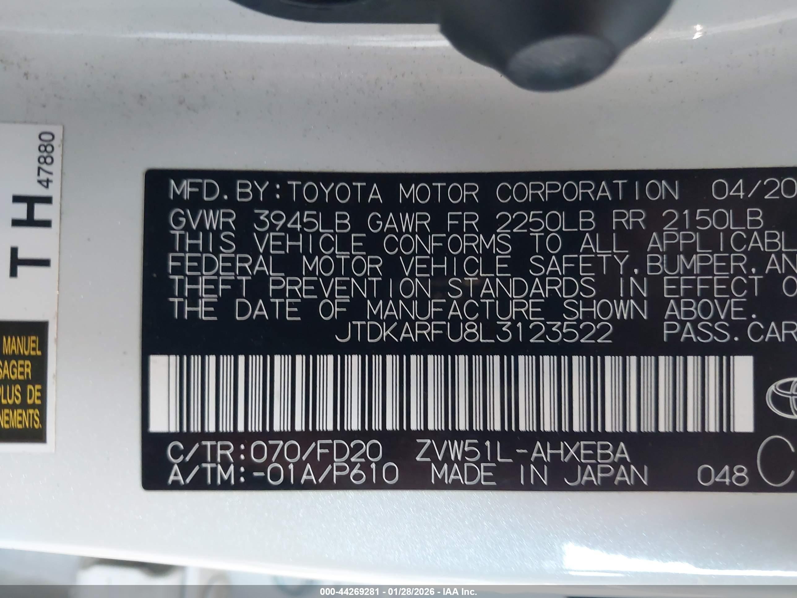 TOYOTA PRIUS image 9