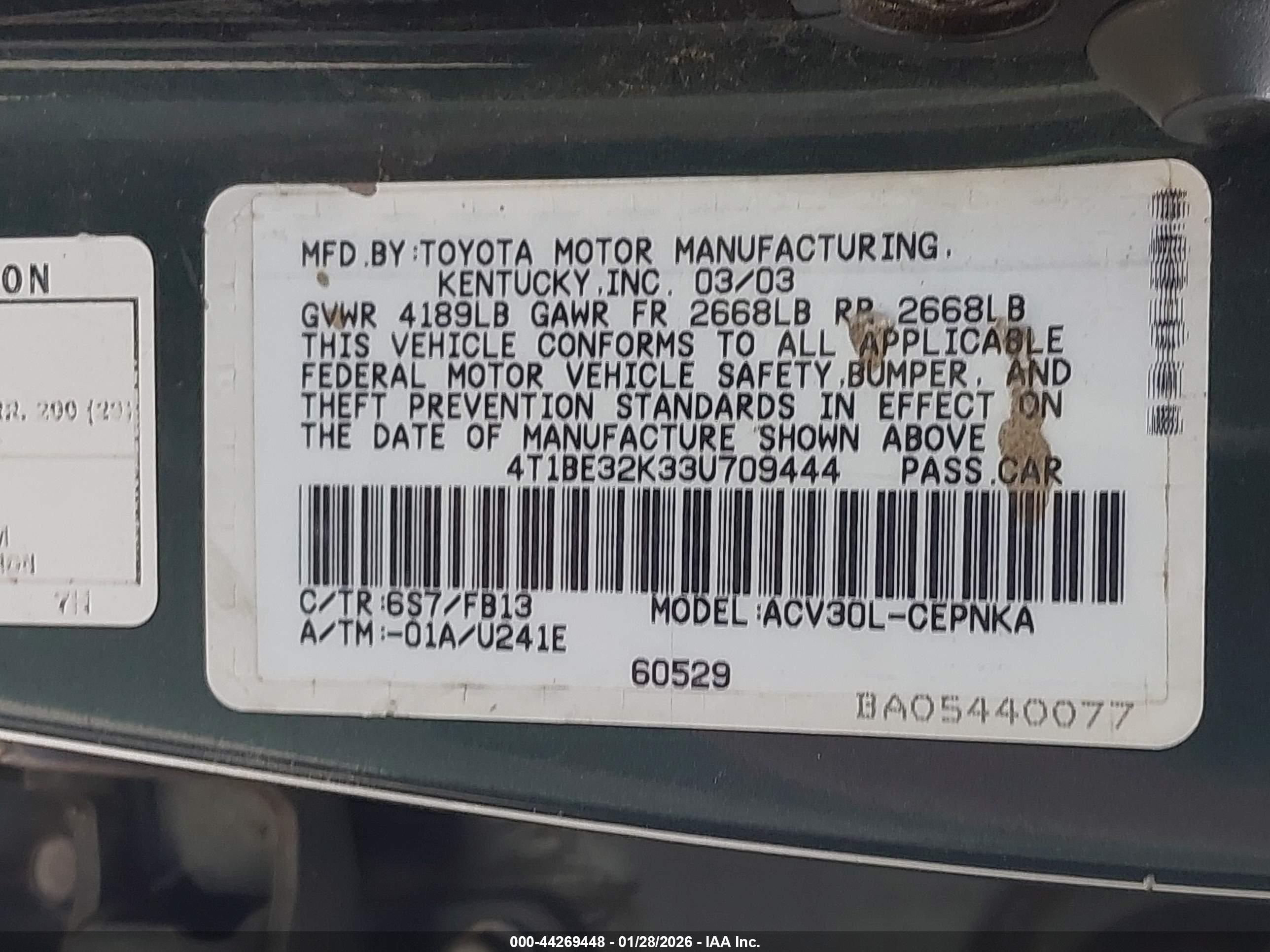 TOYOTA CAMRY image 9