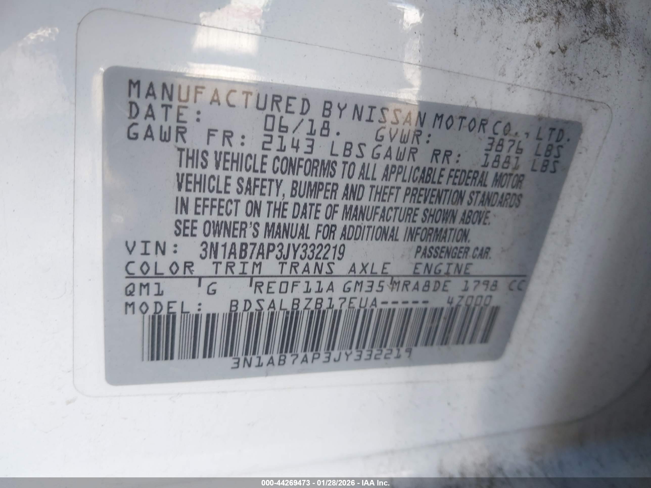NISSAN SENTRA image 9