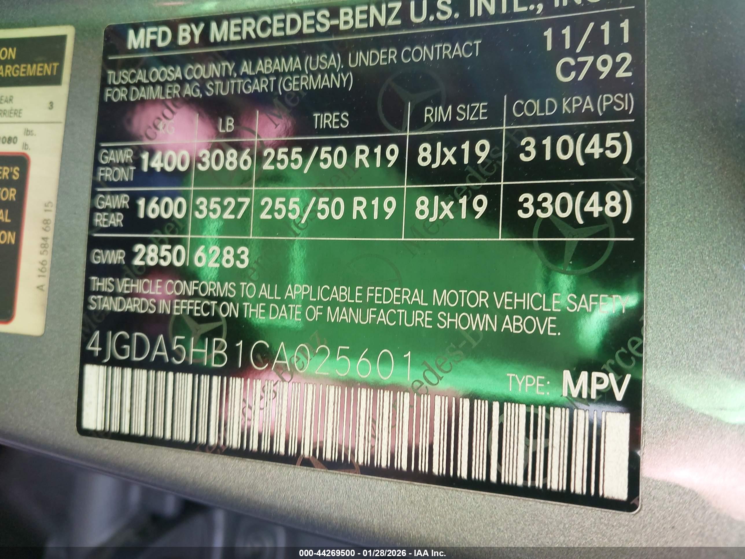 MERCEDES-BENZ ML image 9