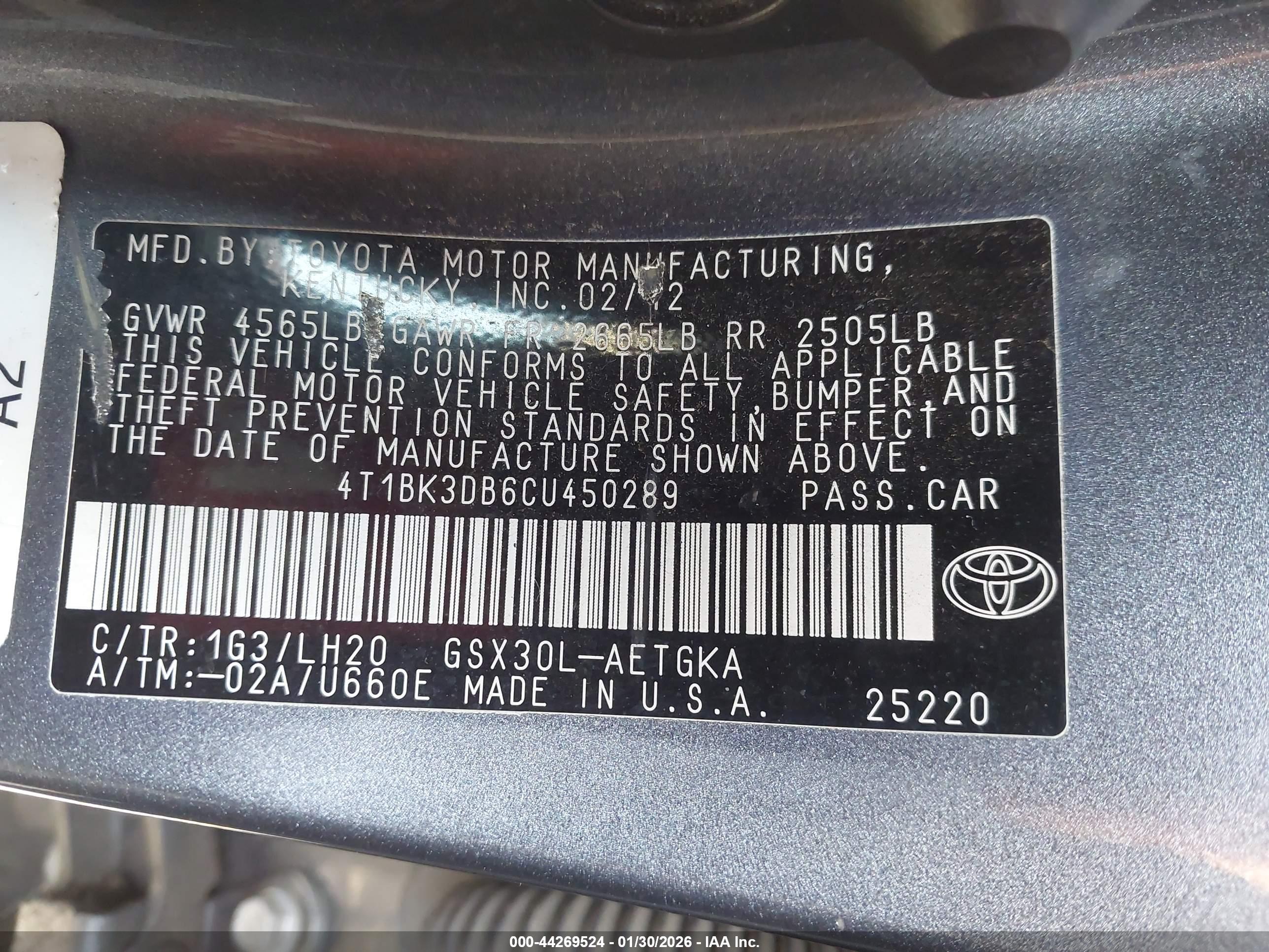 TOYOTA AVALON image 9
