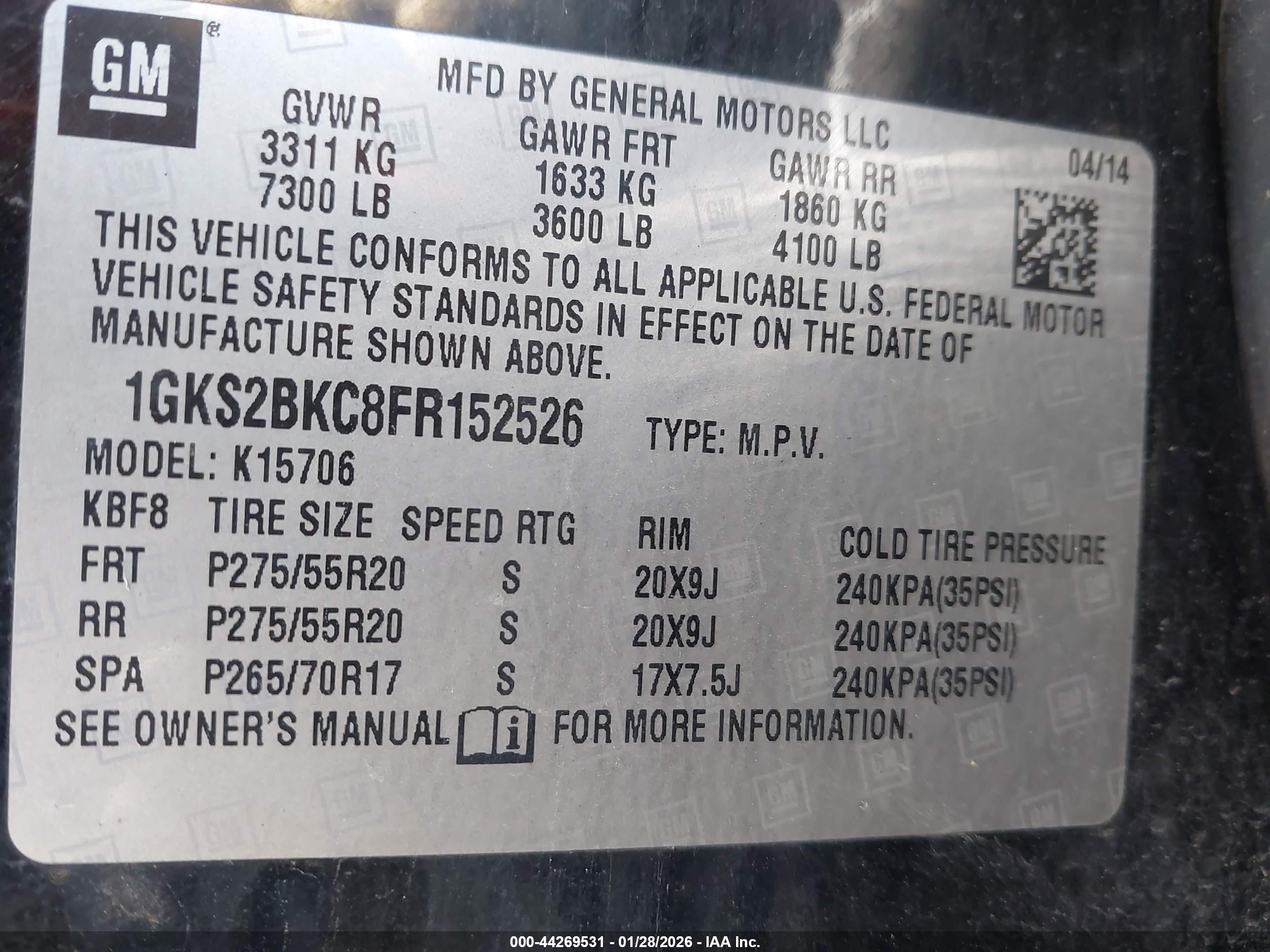 GMC YUKON image 9