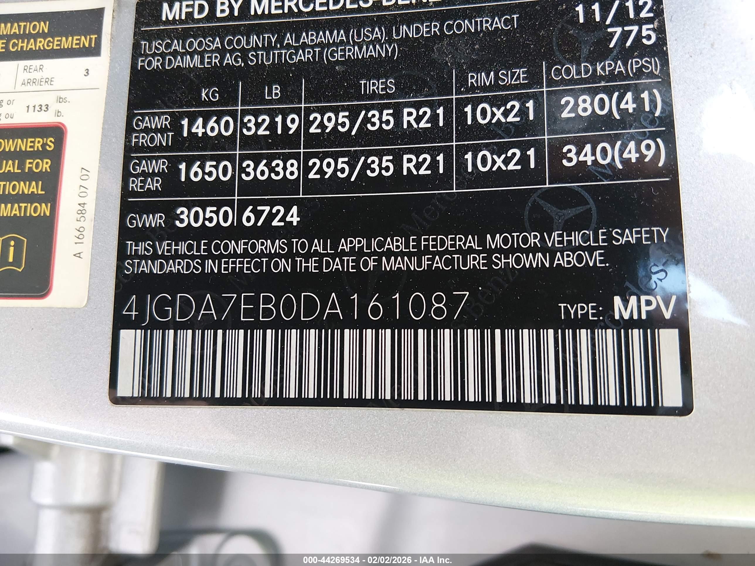 MERCEDES-BENZ ML image 9