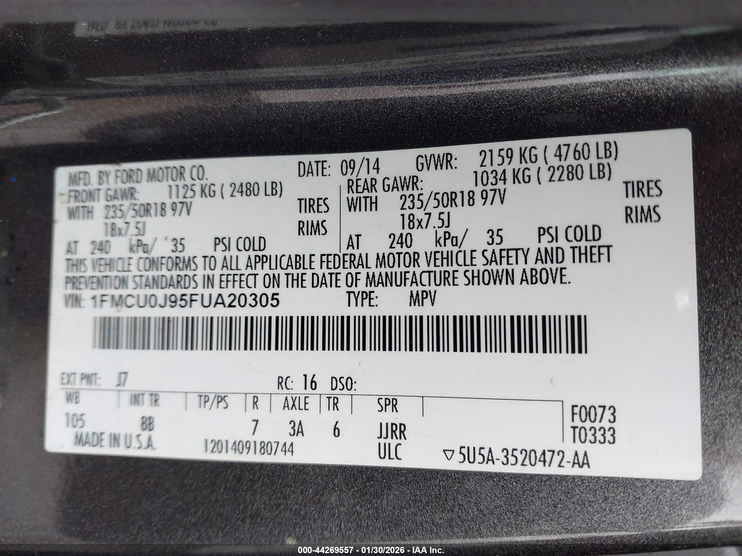 FORD ESCAPE image 9