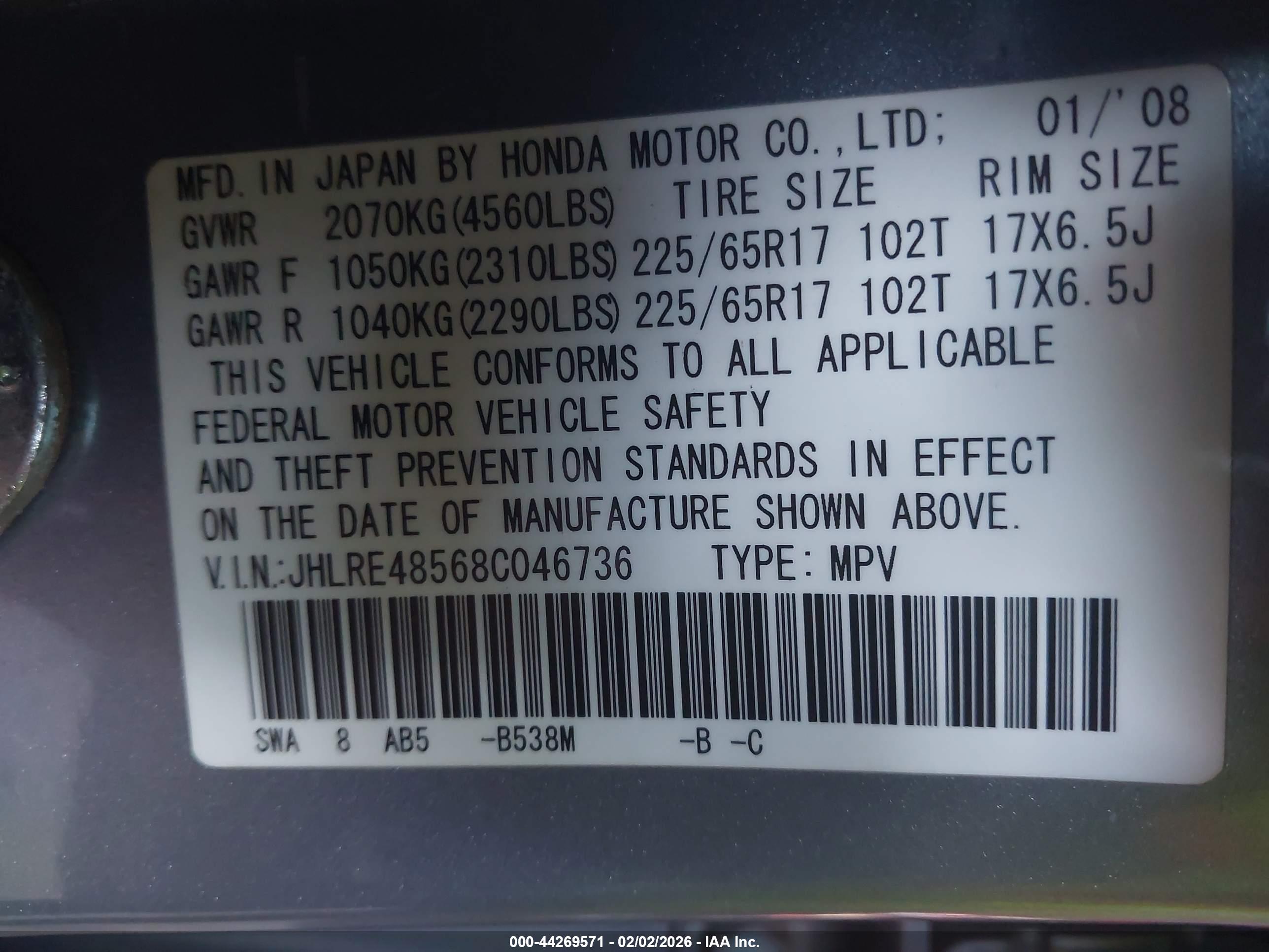 HONDA CR-V image 9