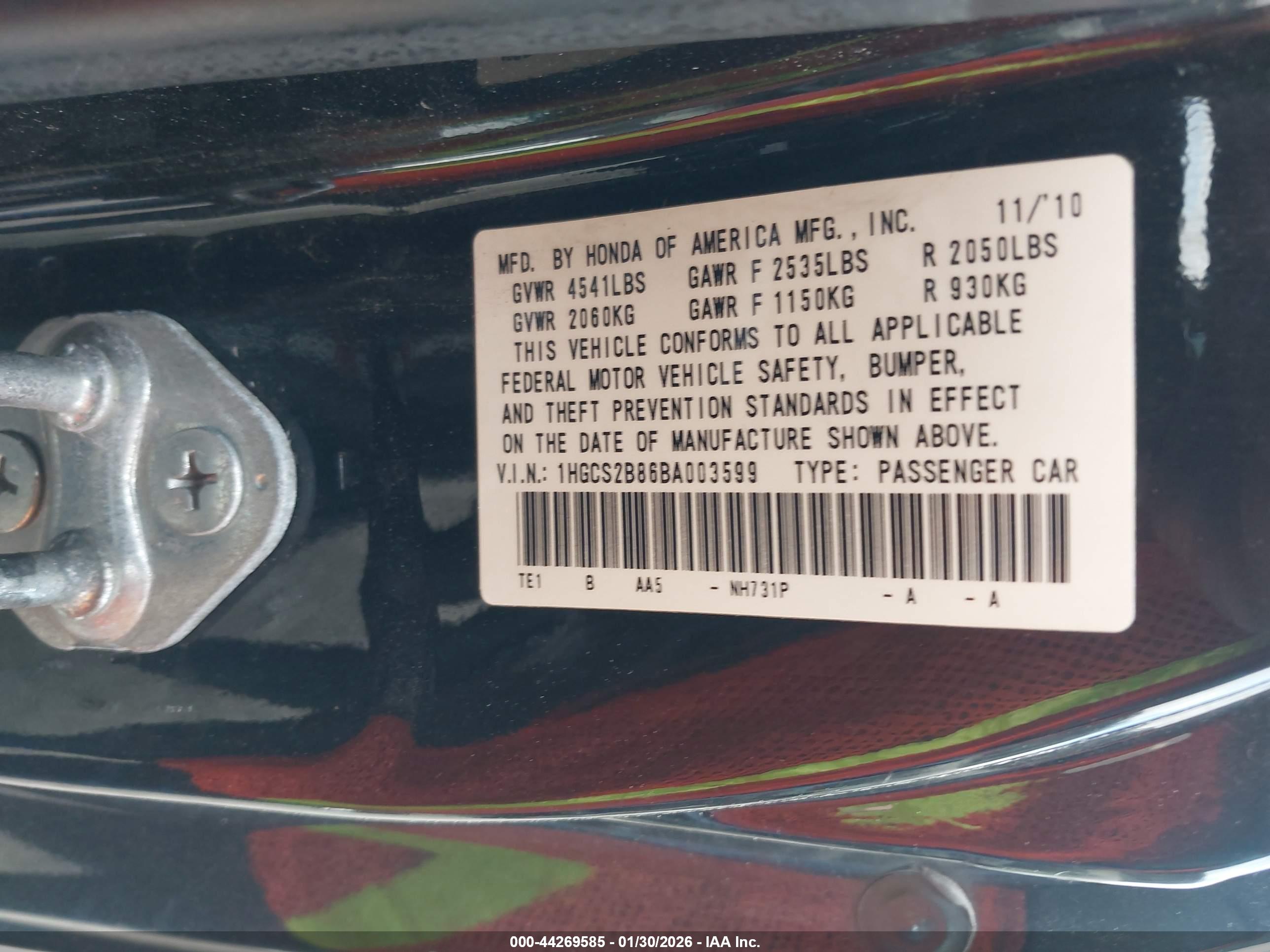 HONDA ACCORD image 9
