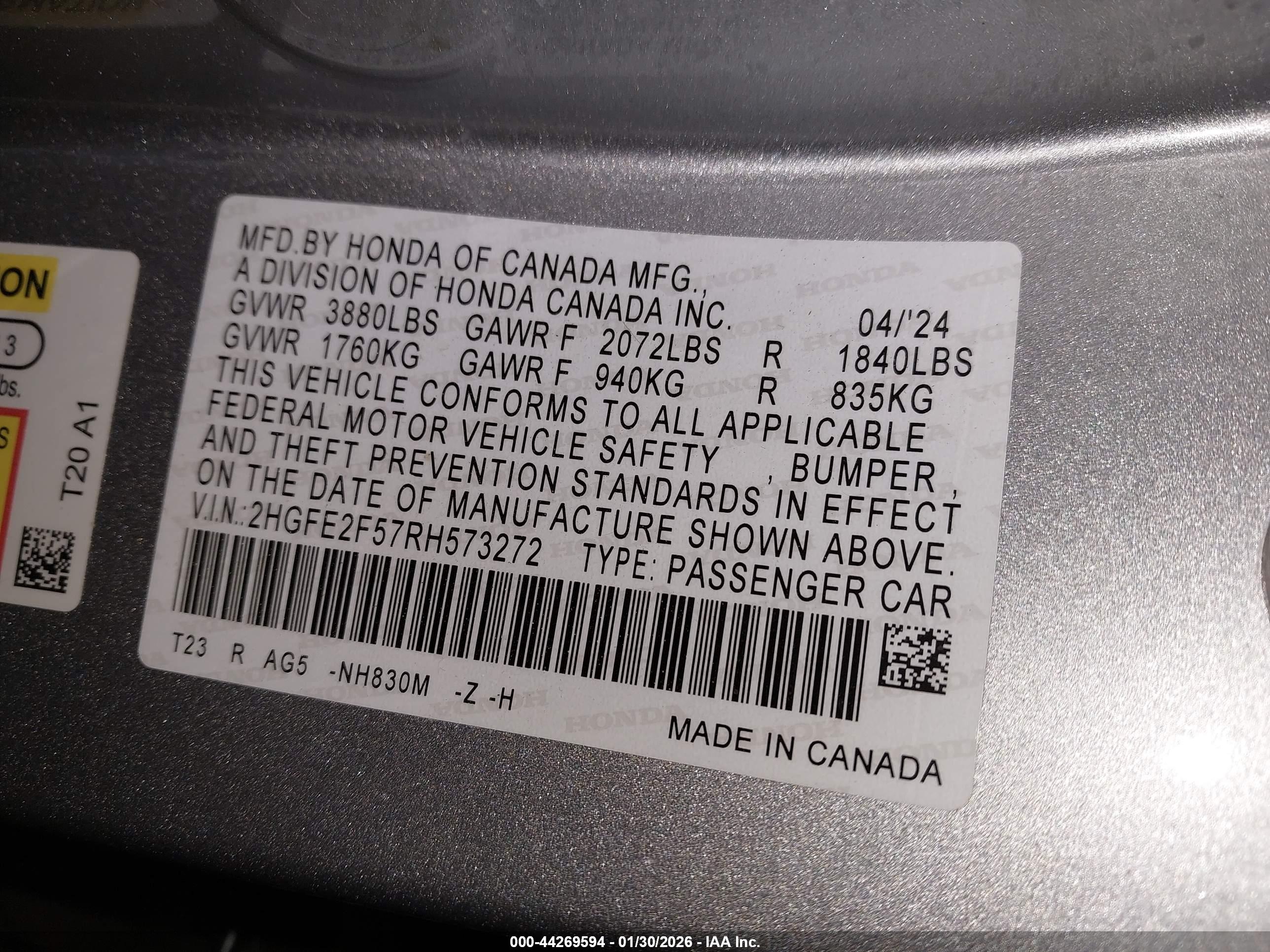 HONDA CIVIC image 9