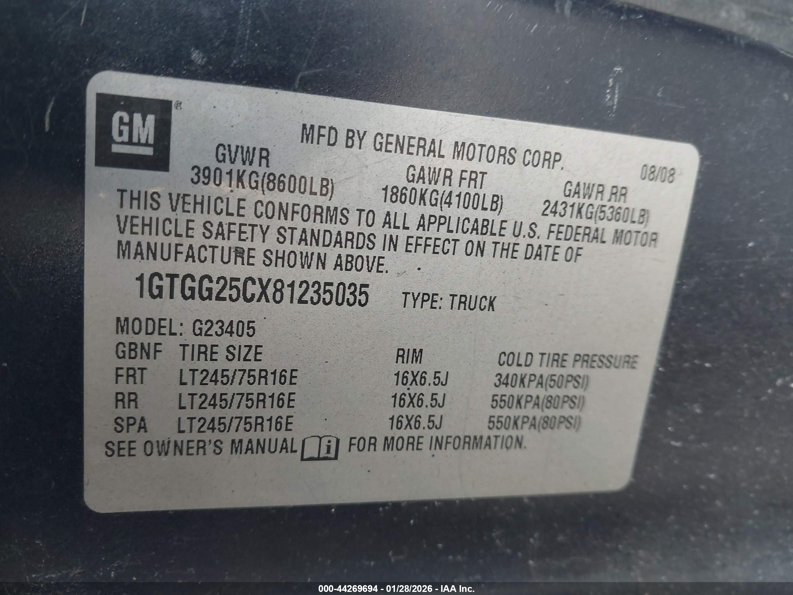 GMC SAVANA image 9