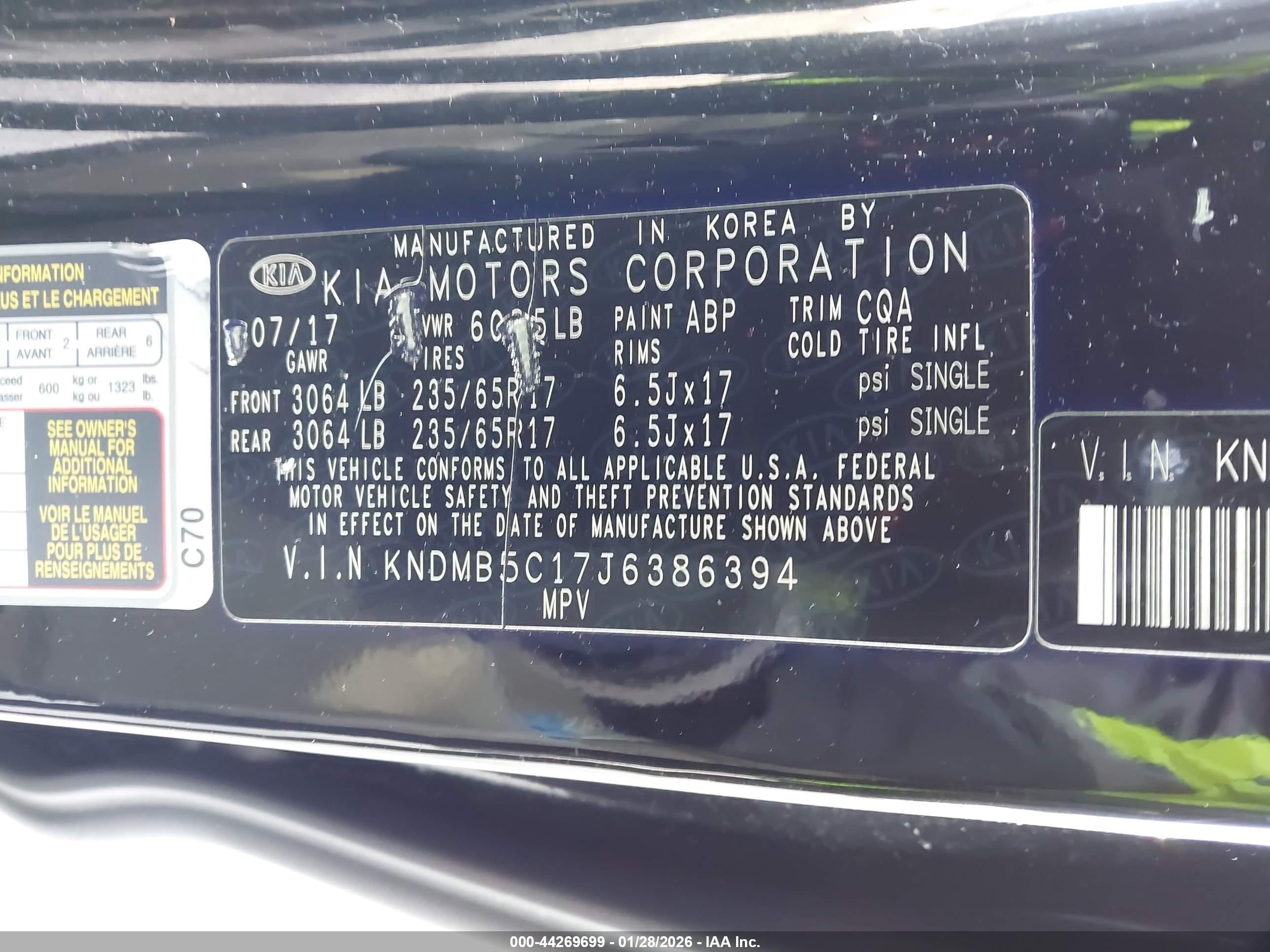 KIA SEDONA image 9
